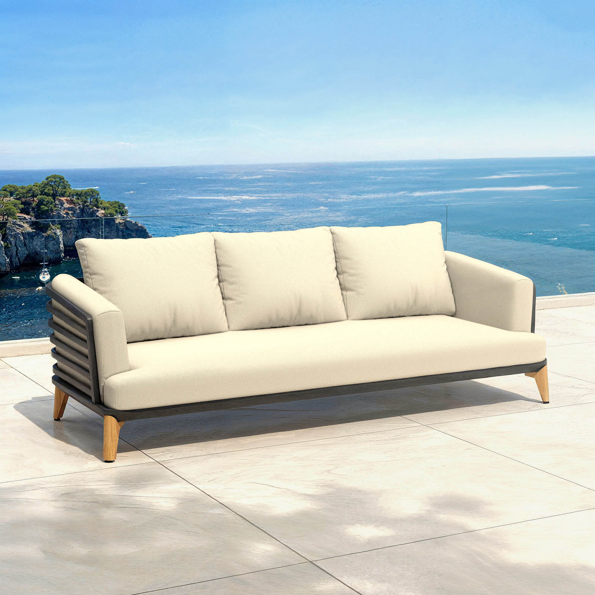 Salon de jardin Monte Carlo - 7 places