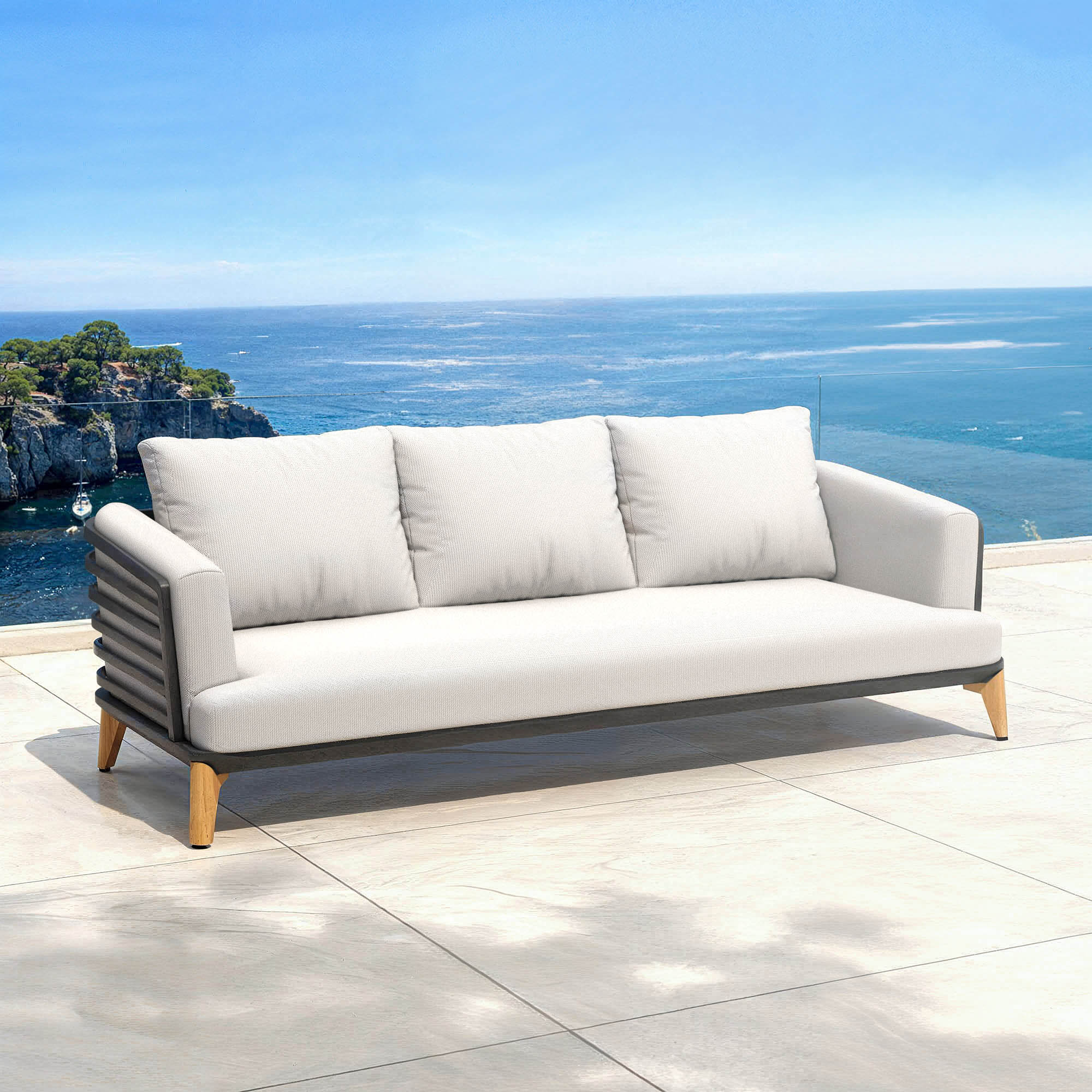 Salon de jardin Monte Carlo - 7 places