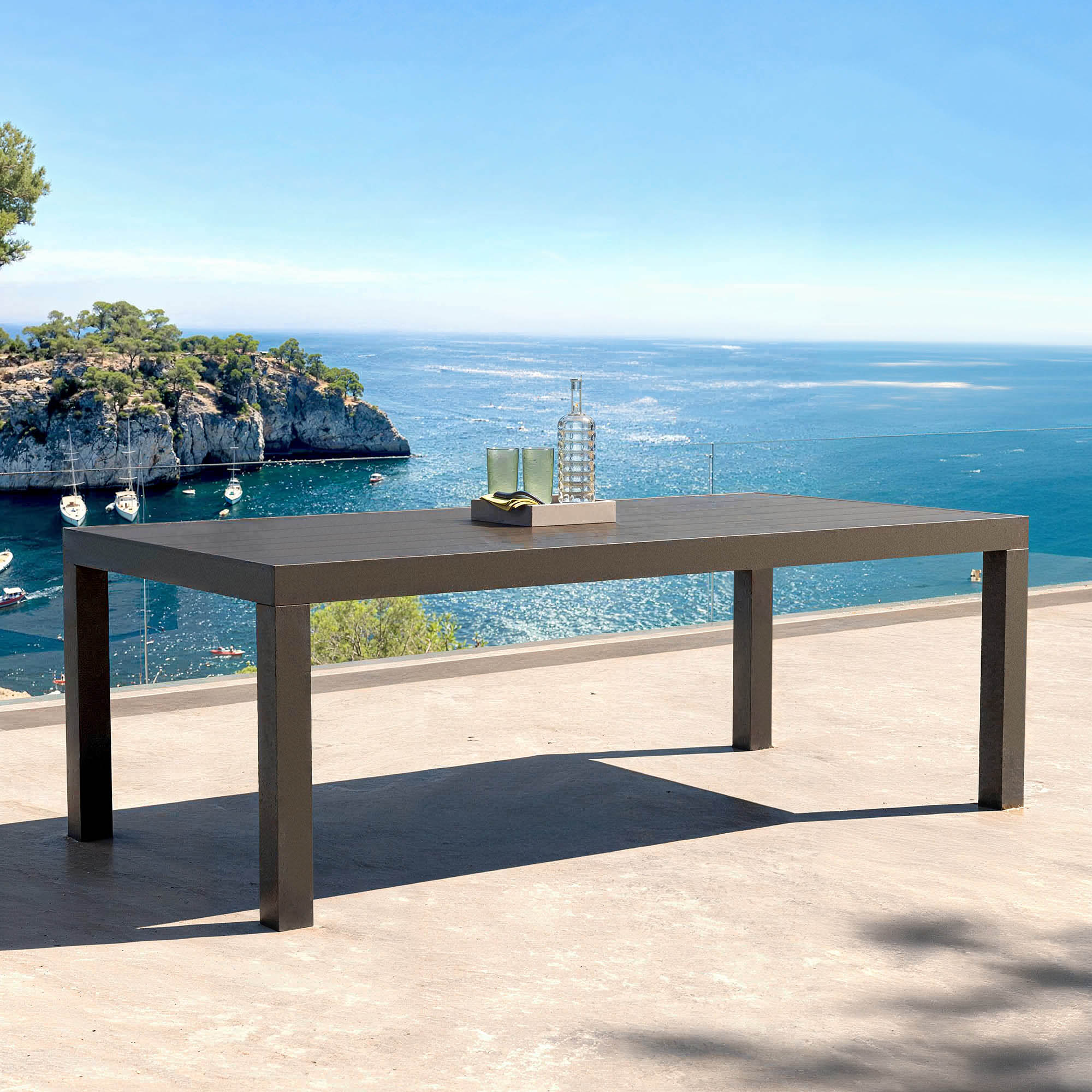 8-seater Aluminum Murano garden table (210 x 100 cm) Mobellia