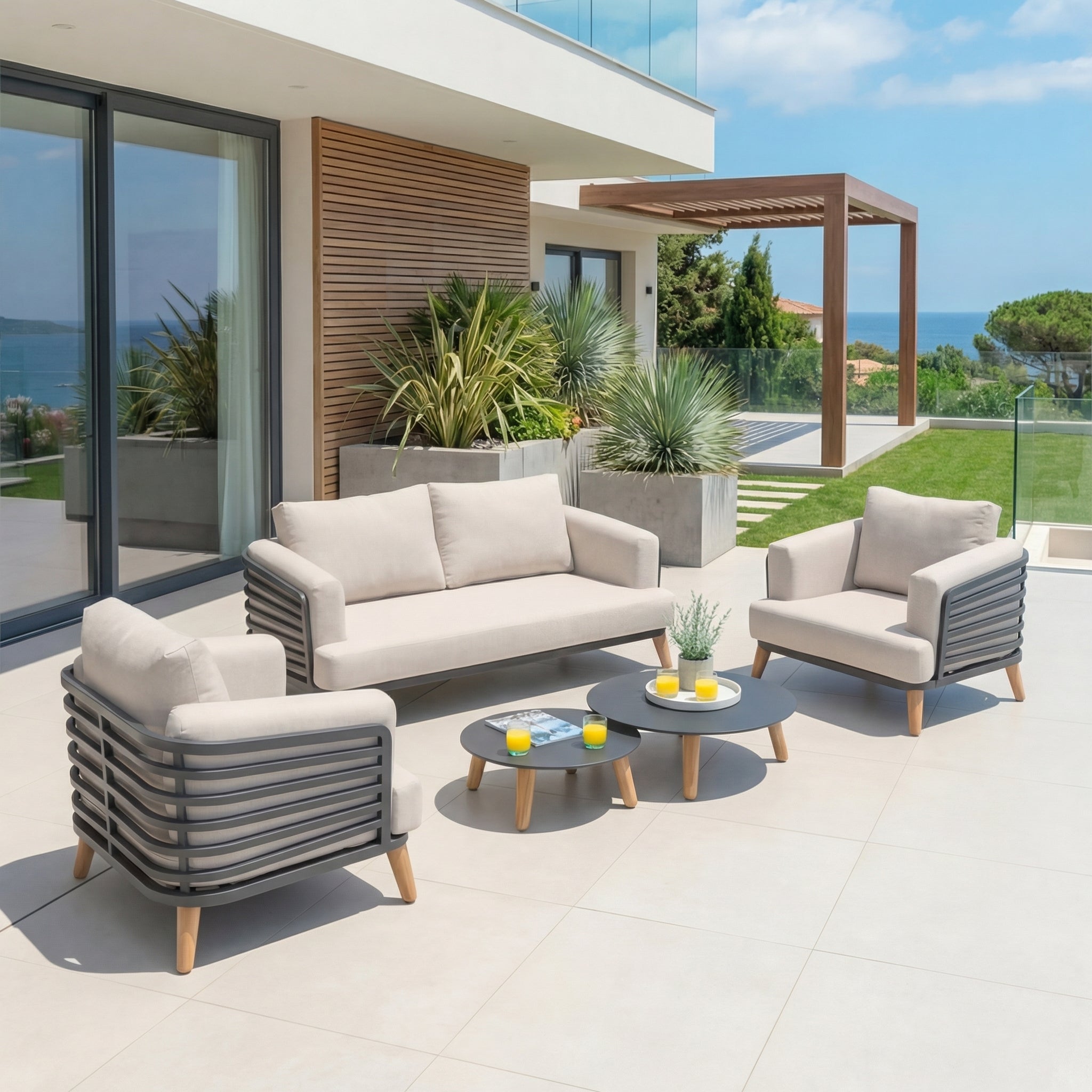 Salon de jardin Monte Carlo - 4 places