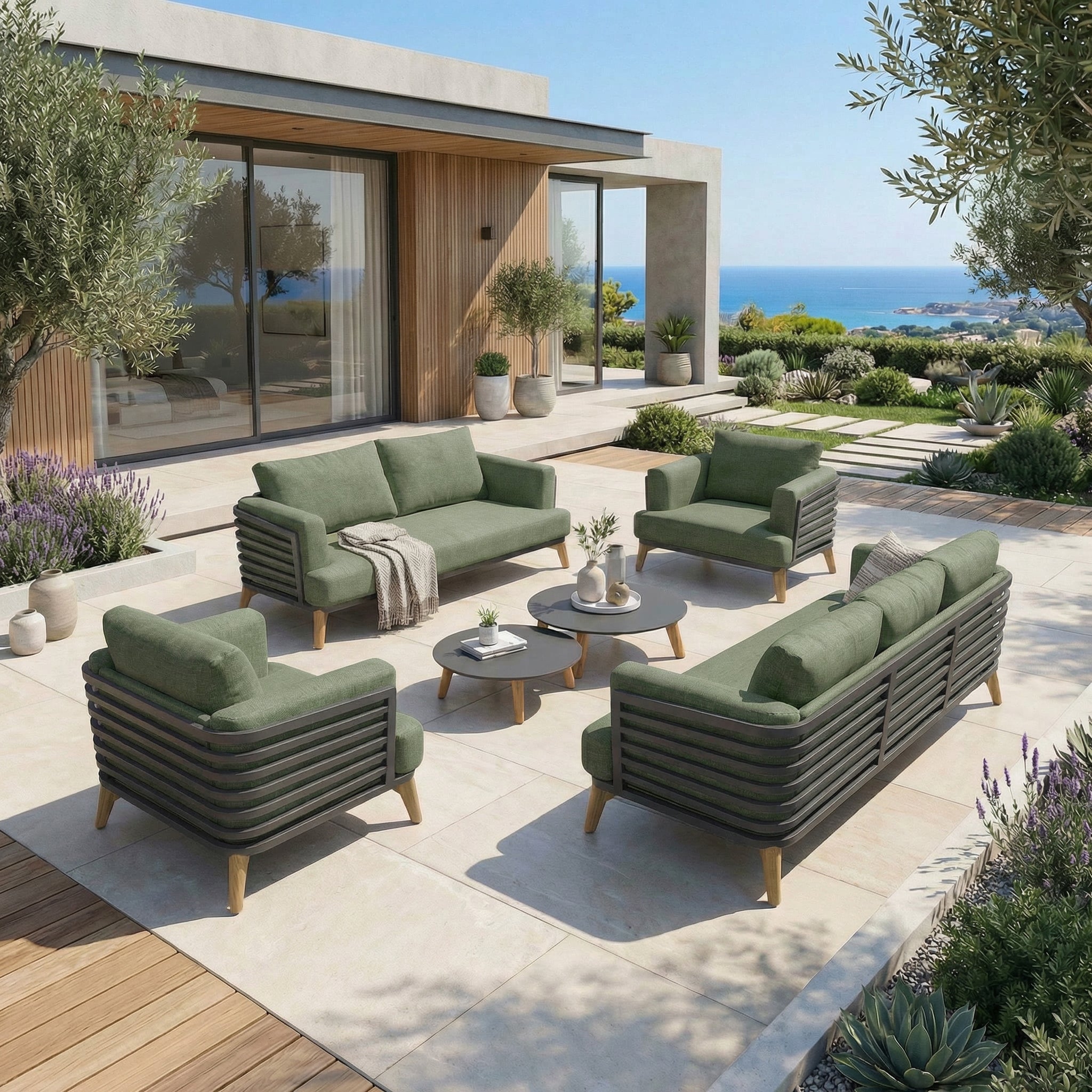 Lounge-set Monte Carlo - 7 Plätze