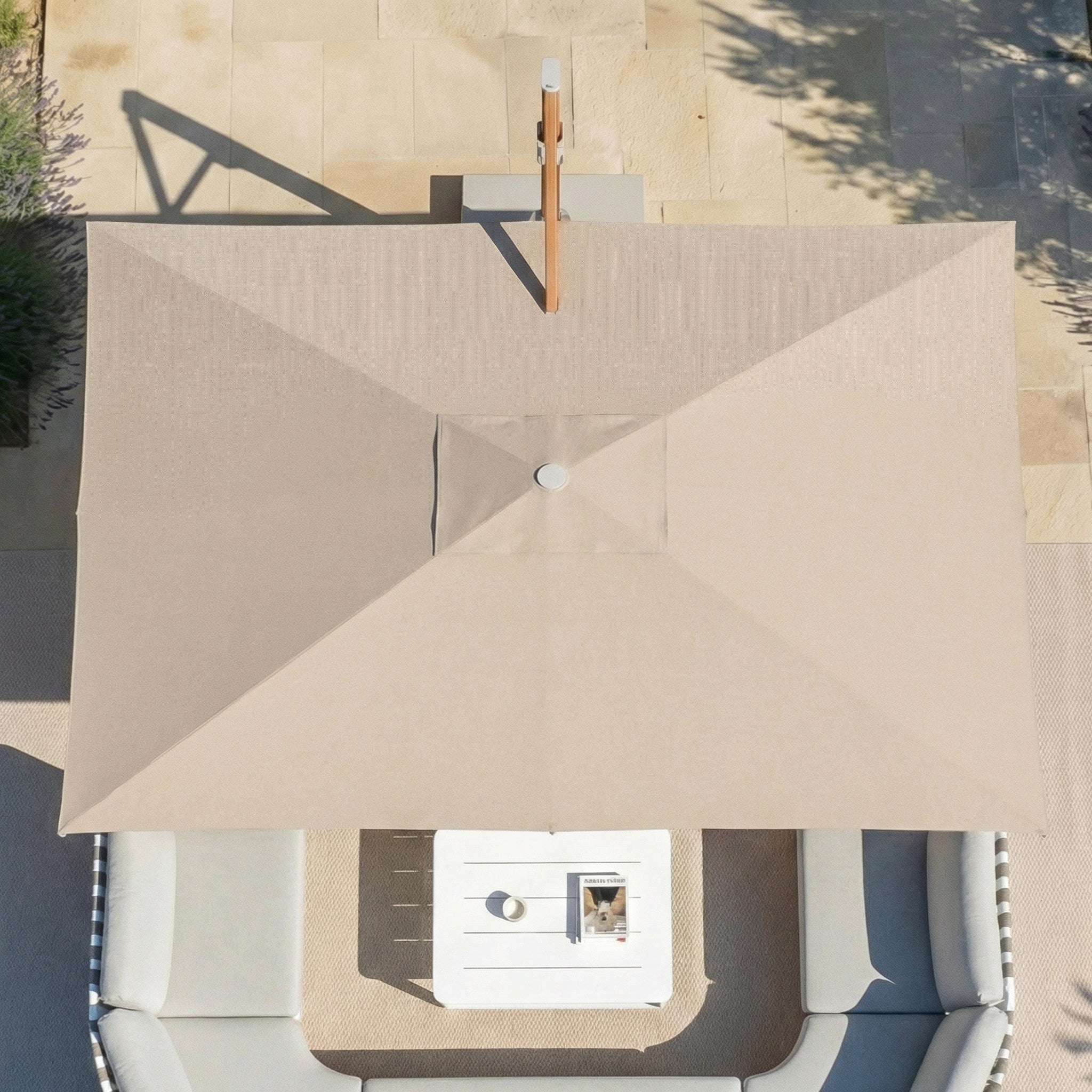 Elyra professional offset parasol (3×4 m)