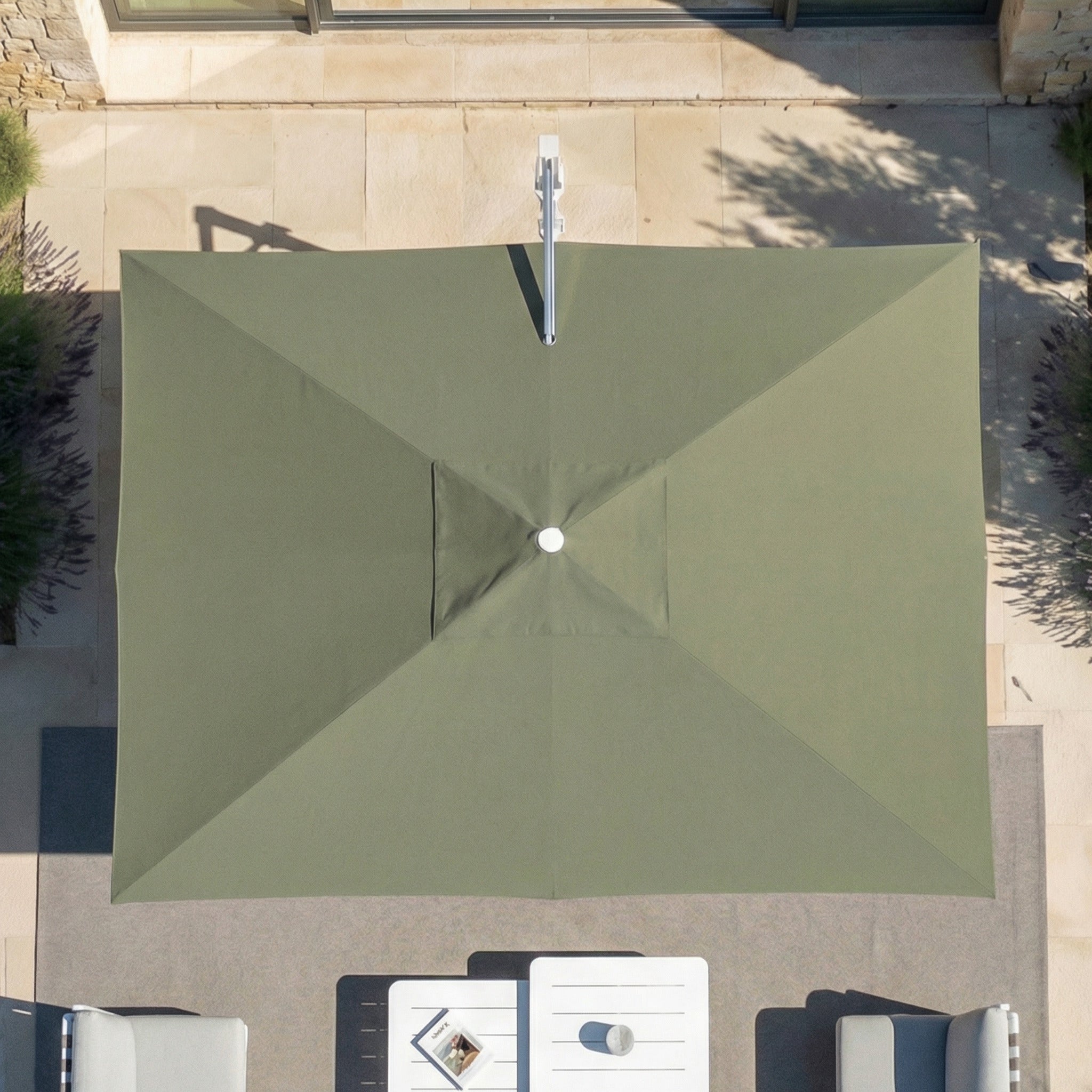 Elyra professional offset parasol (3×4 m)