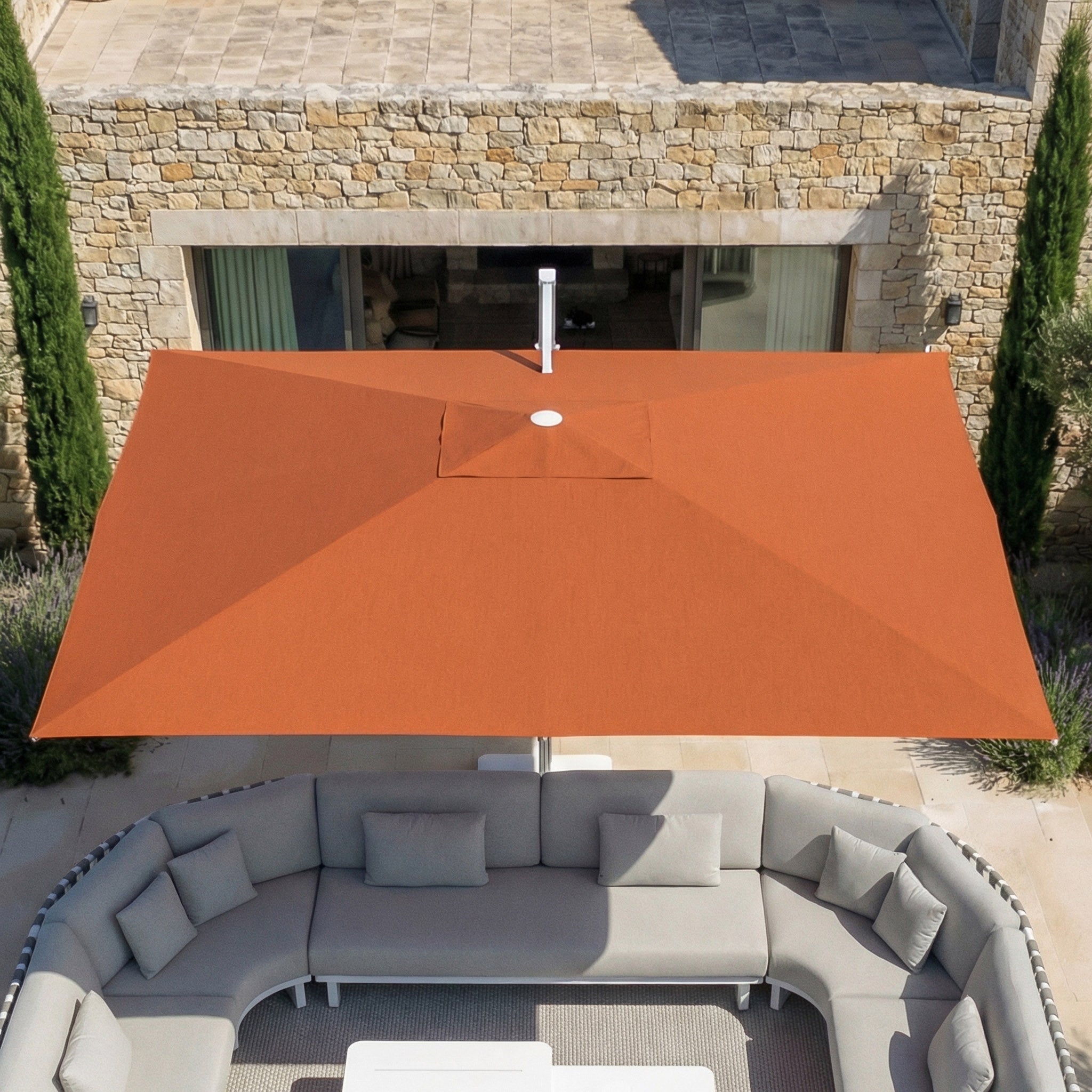 Elyra professional offset parasol (3×4 m)