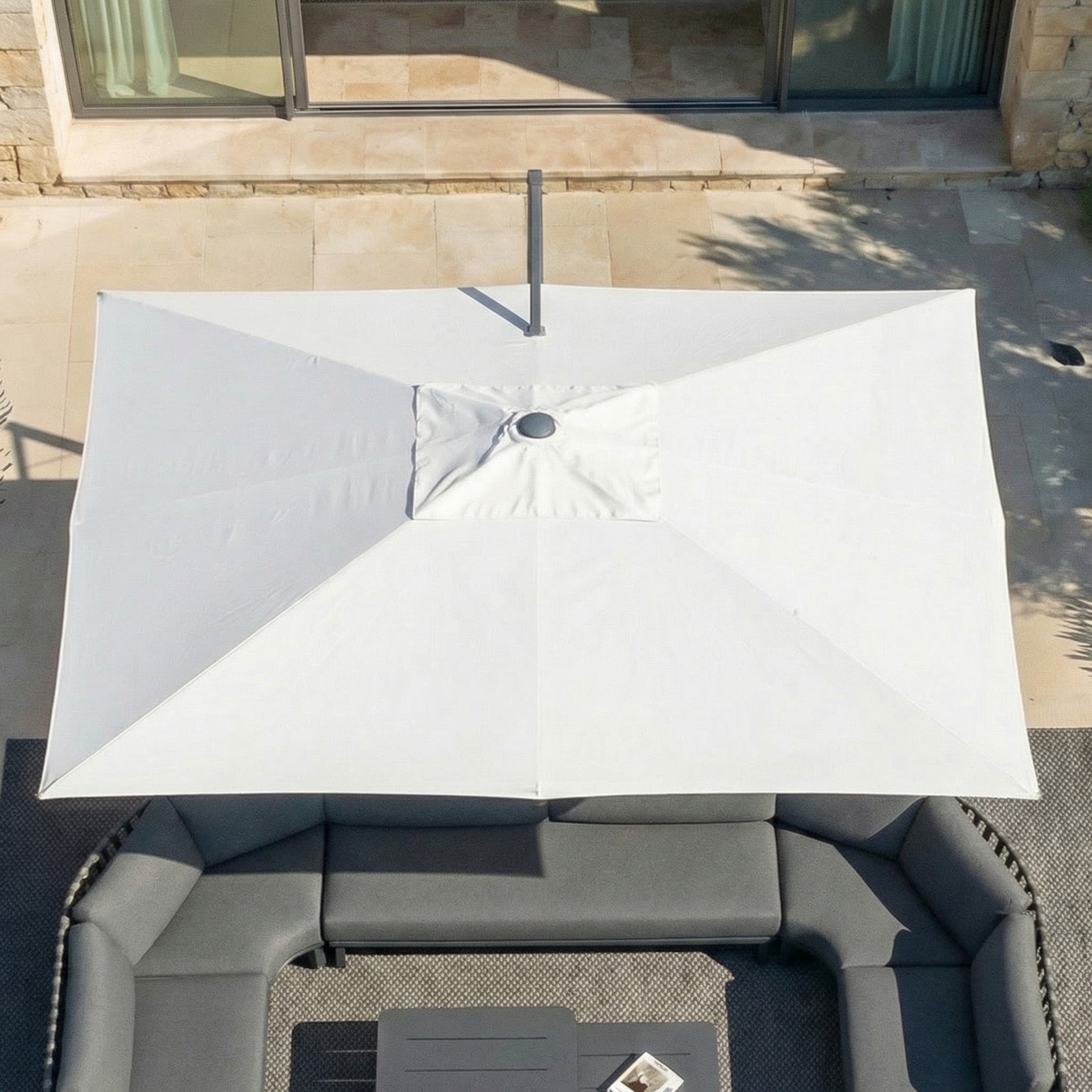 Elyra professional offset parasol (3×4 m)