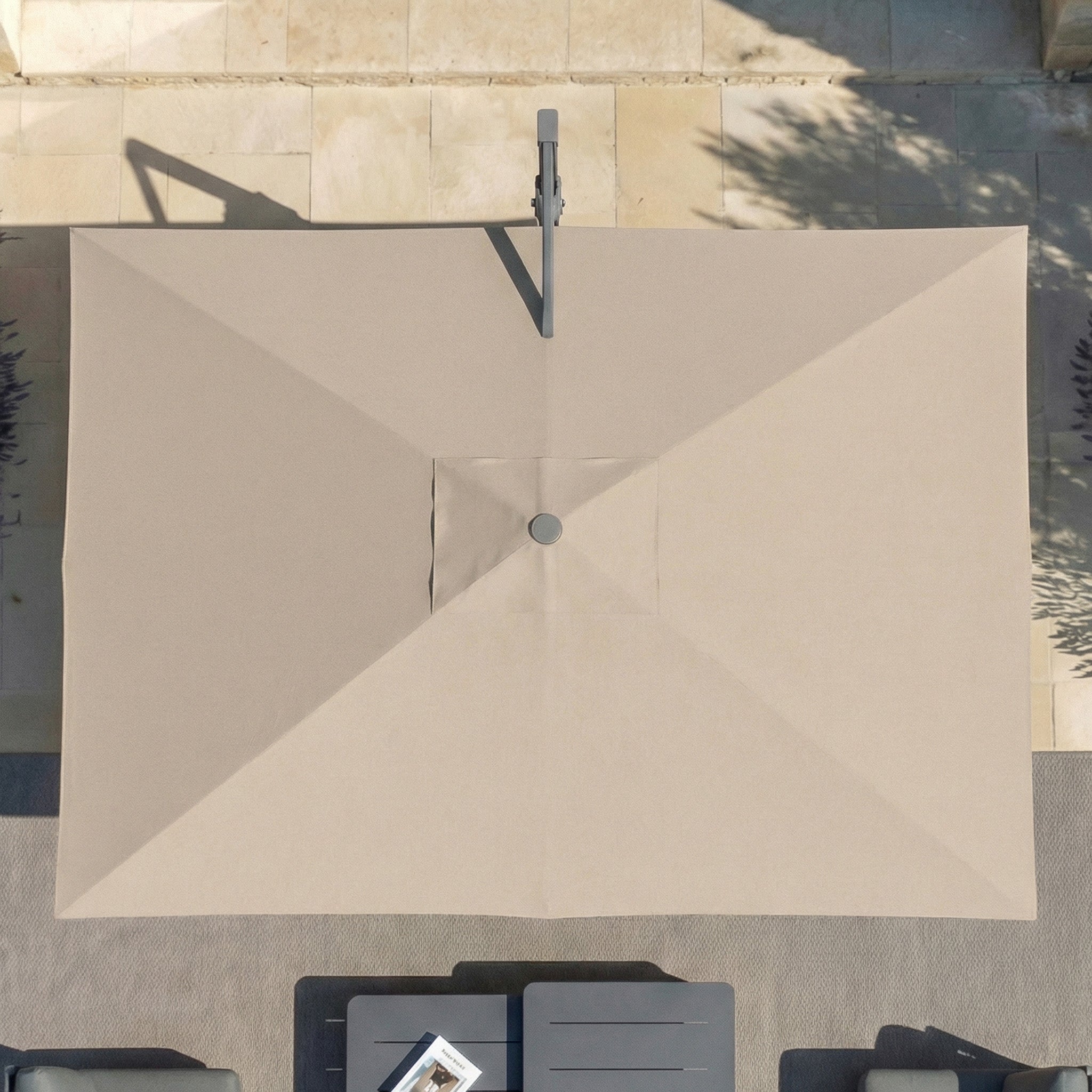 Elyra professional offset parasol (3×4 m)