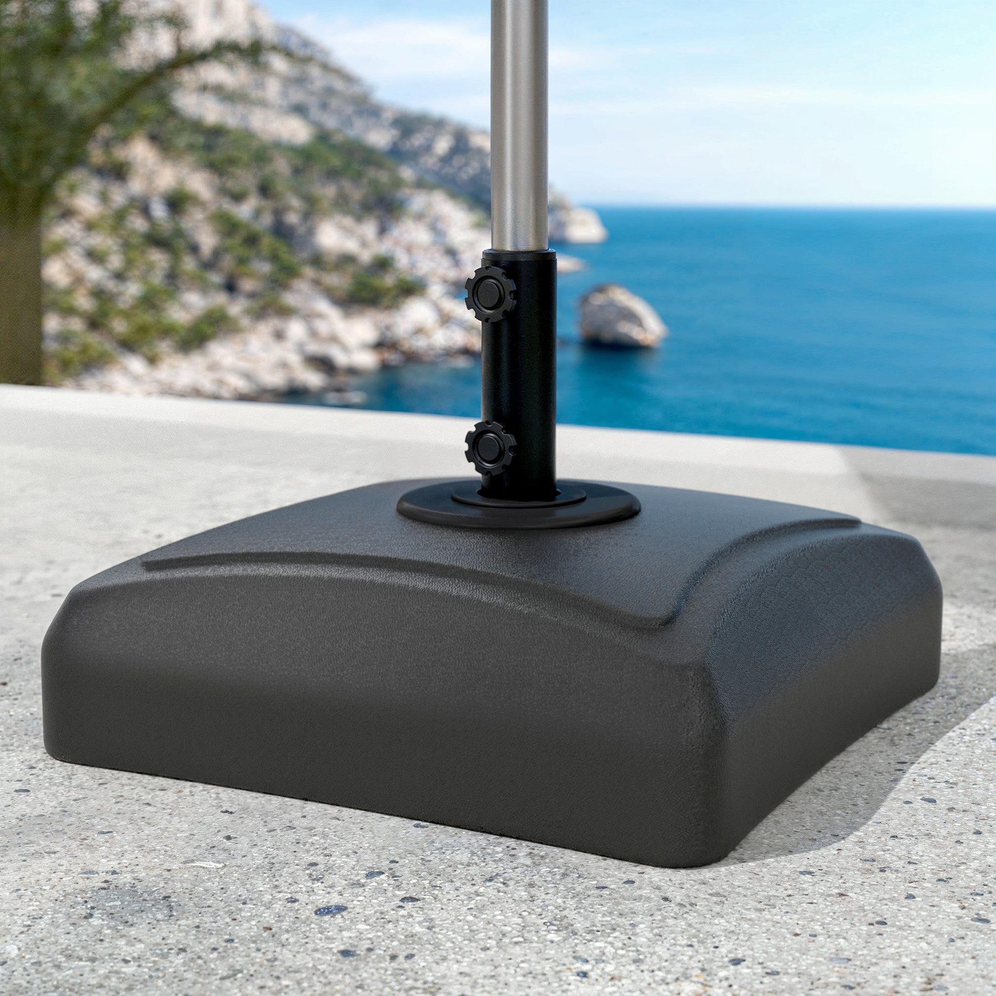Parasol base 35L 55 x 55cm