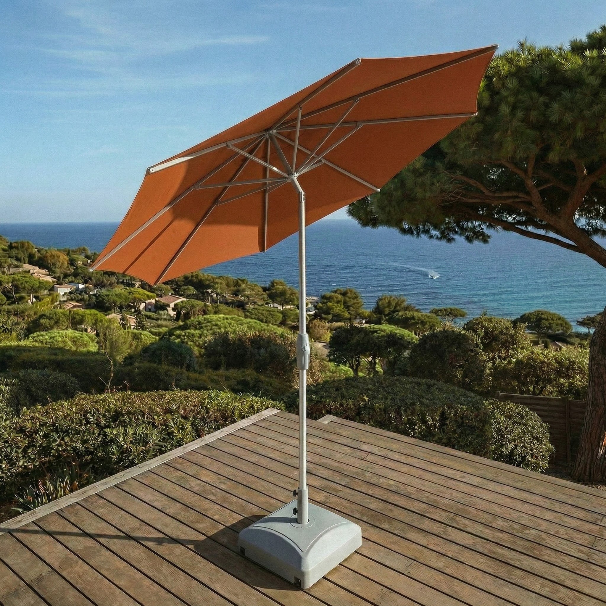 Parasol profesional redondo Elyra (D3,3m)