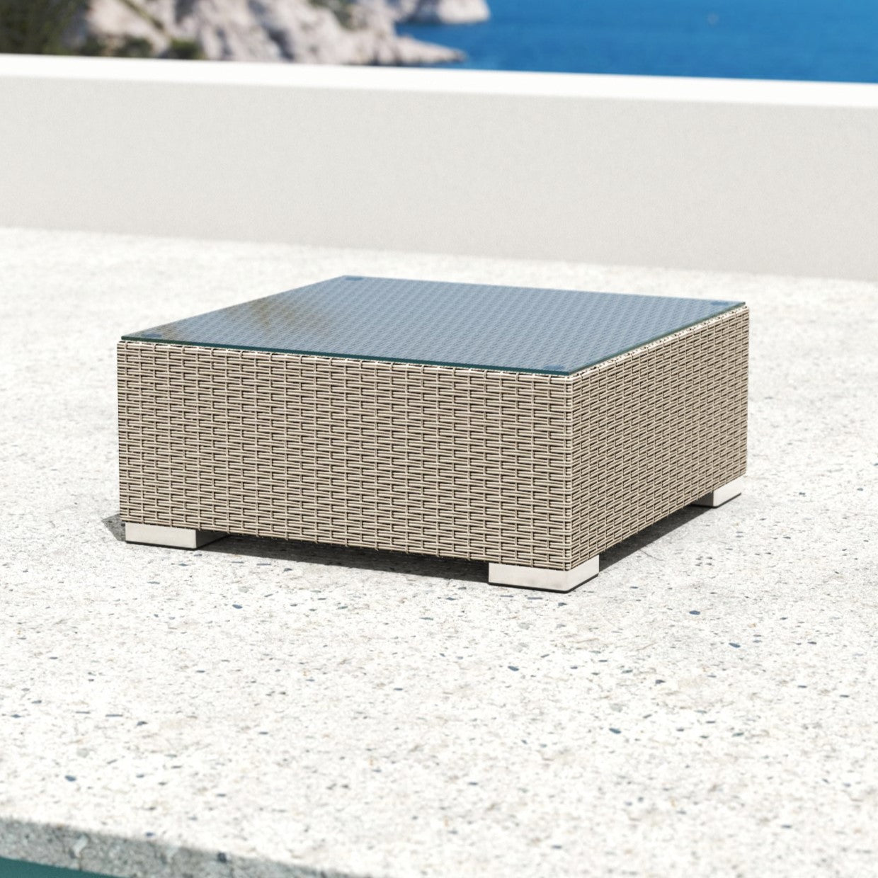 Palma square garden coffee table