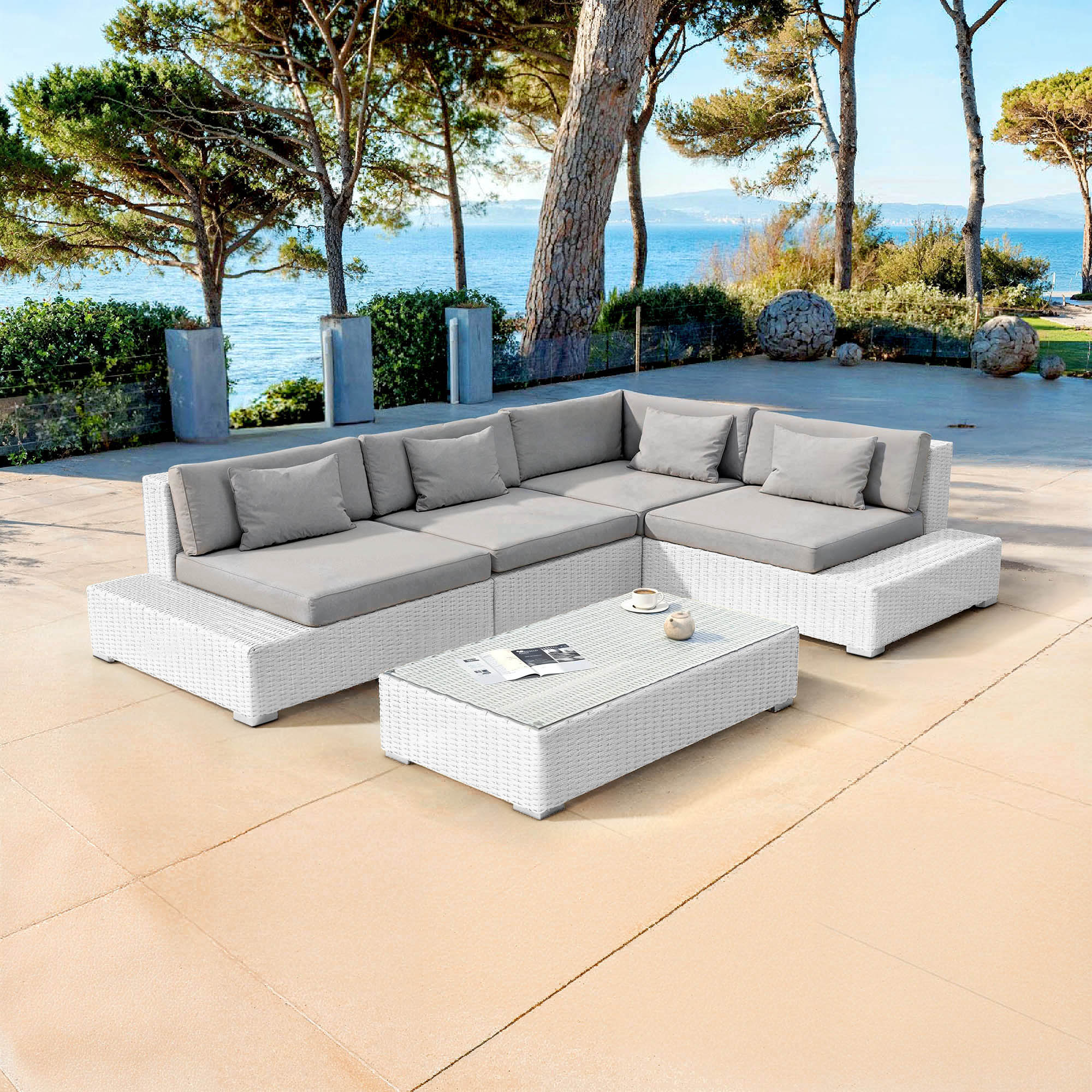 Palma outdoor lounge set - 5 seats