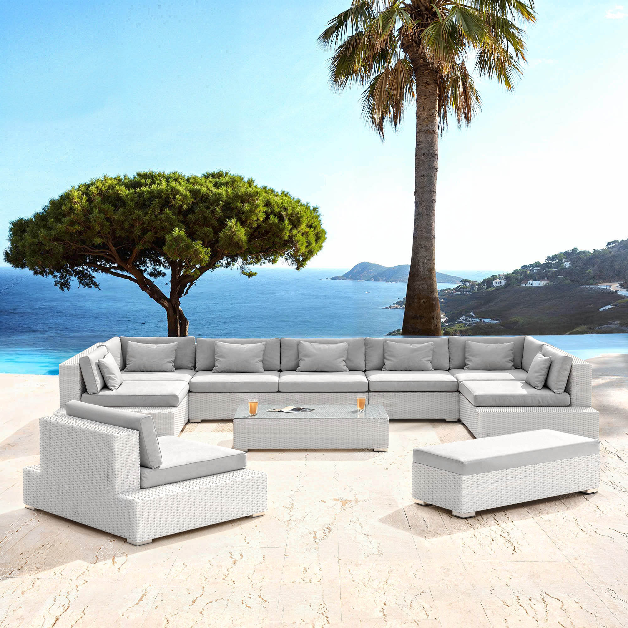 Lounge-set Palma - 9 Plätze