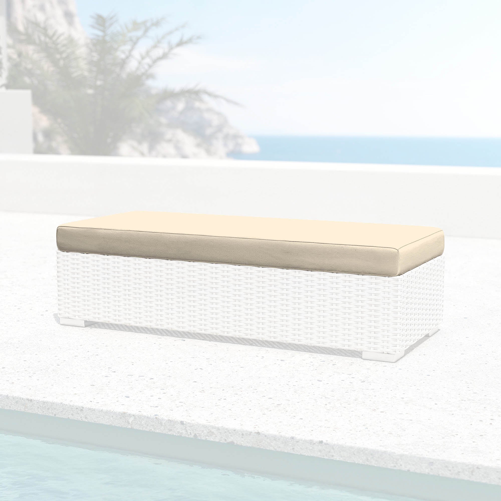 Capas de almofadas para banco de 2 lugares Palma