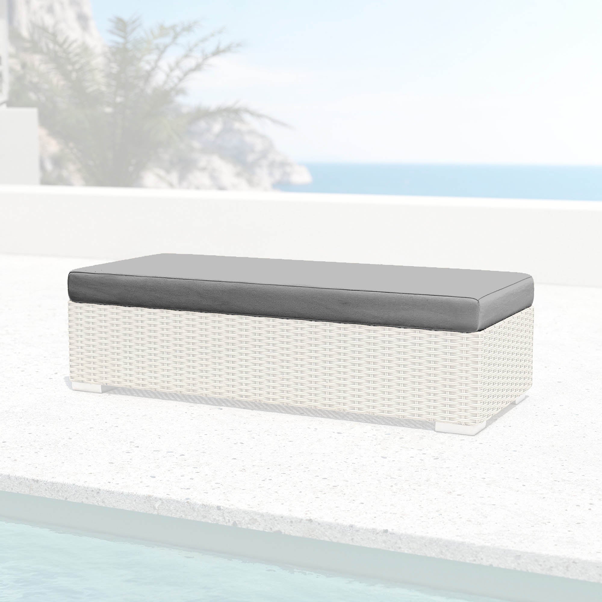 Capas de almofadas para banco de 2 lugares Palma