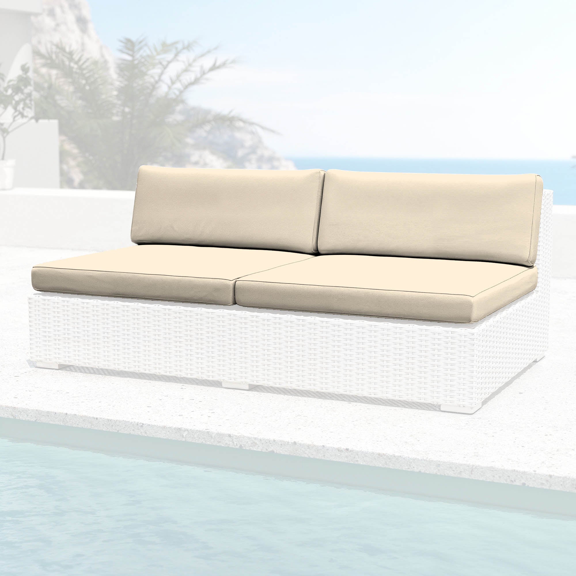 Cushion covers for 2-seater Palma armchair