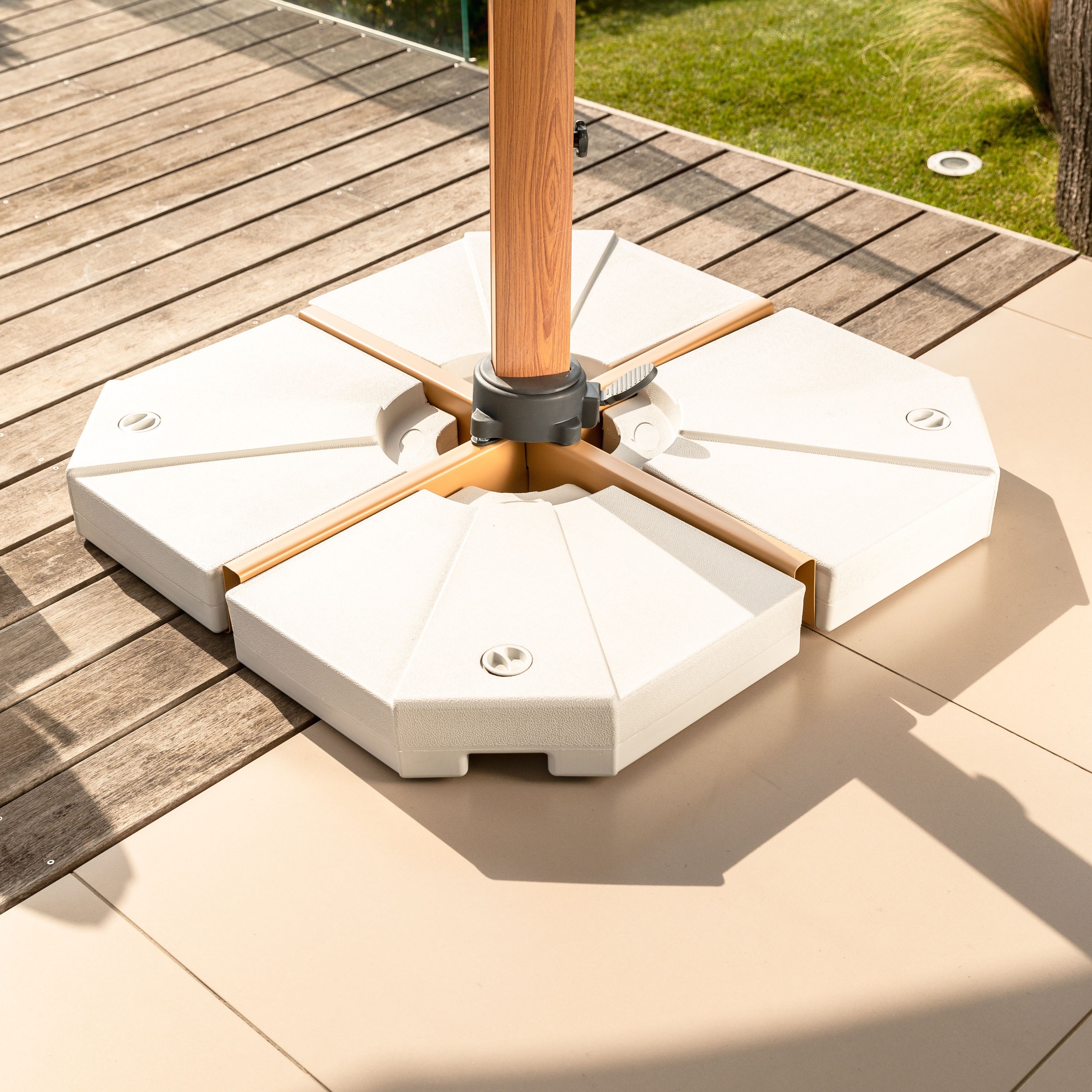 Parasol déporté Yucatan (L4 x 3m)