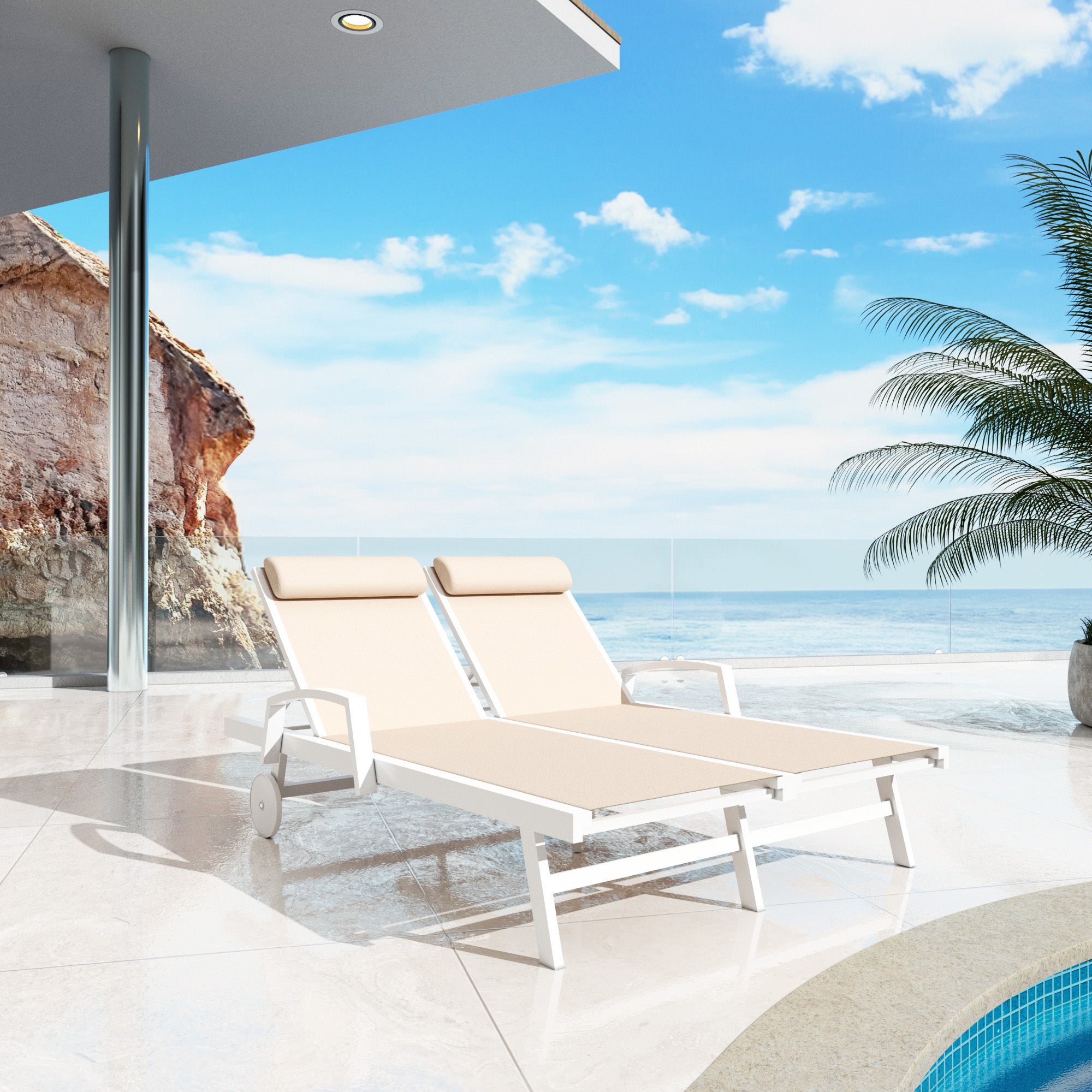 Lettino doppio Pirae