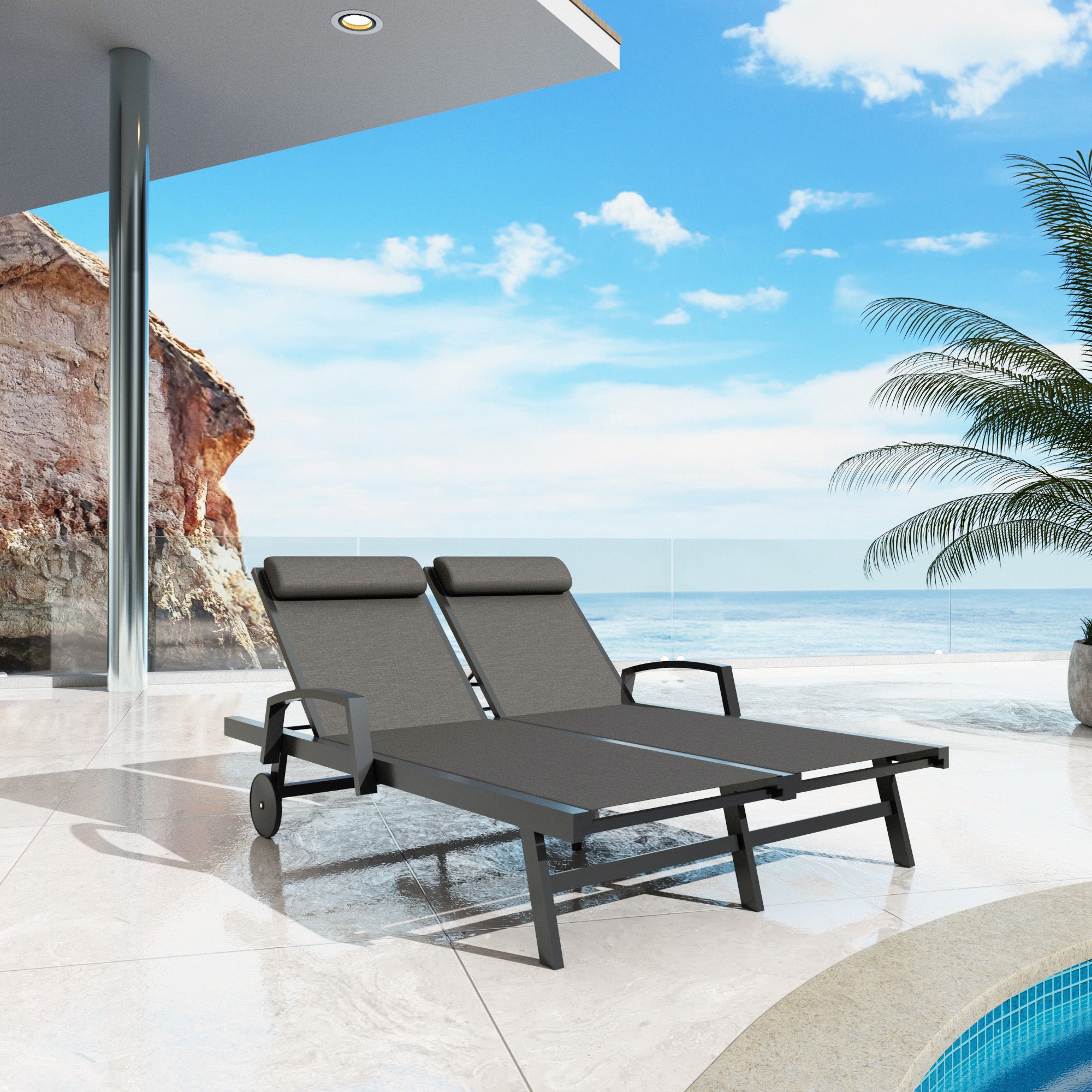 Lettino doppio Pirae