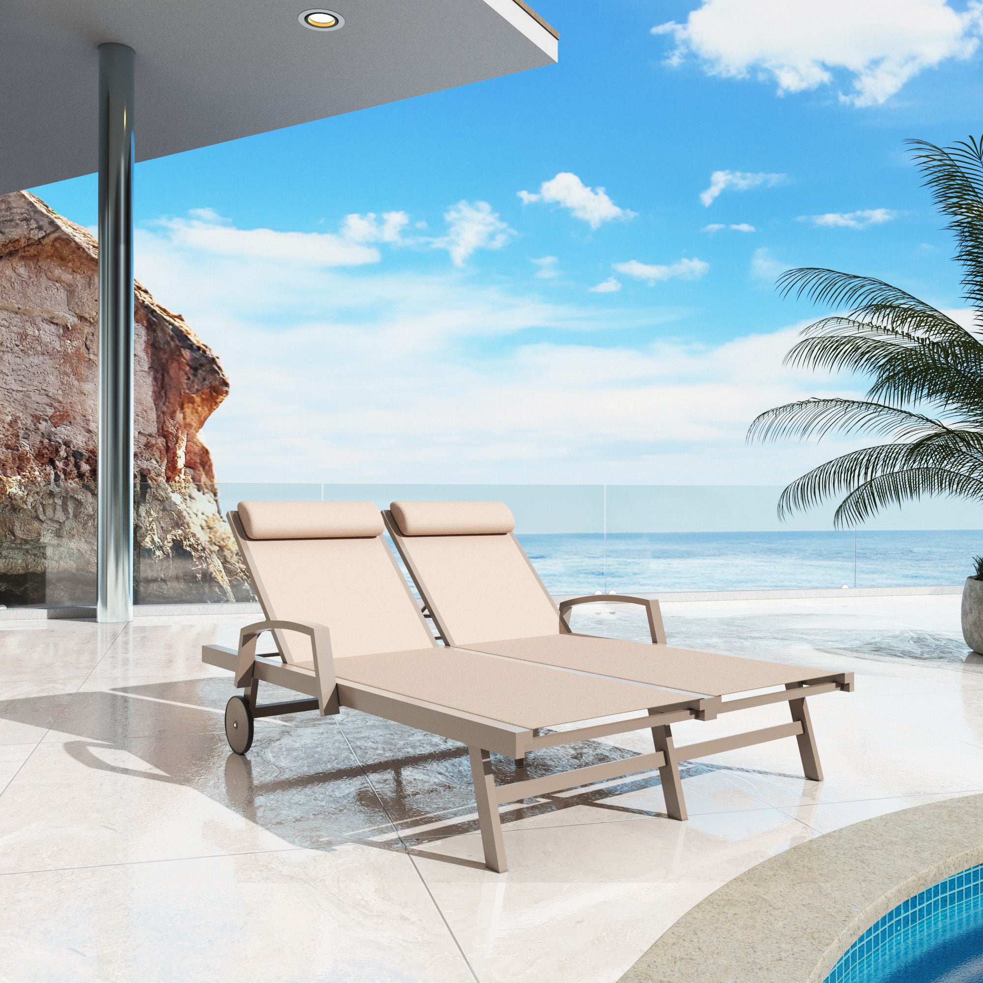 Lettino doppio Pirae