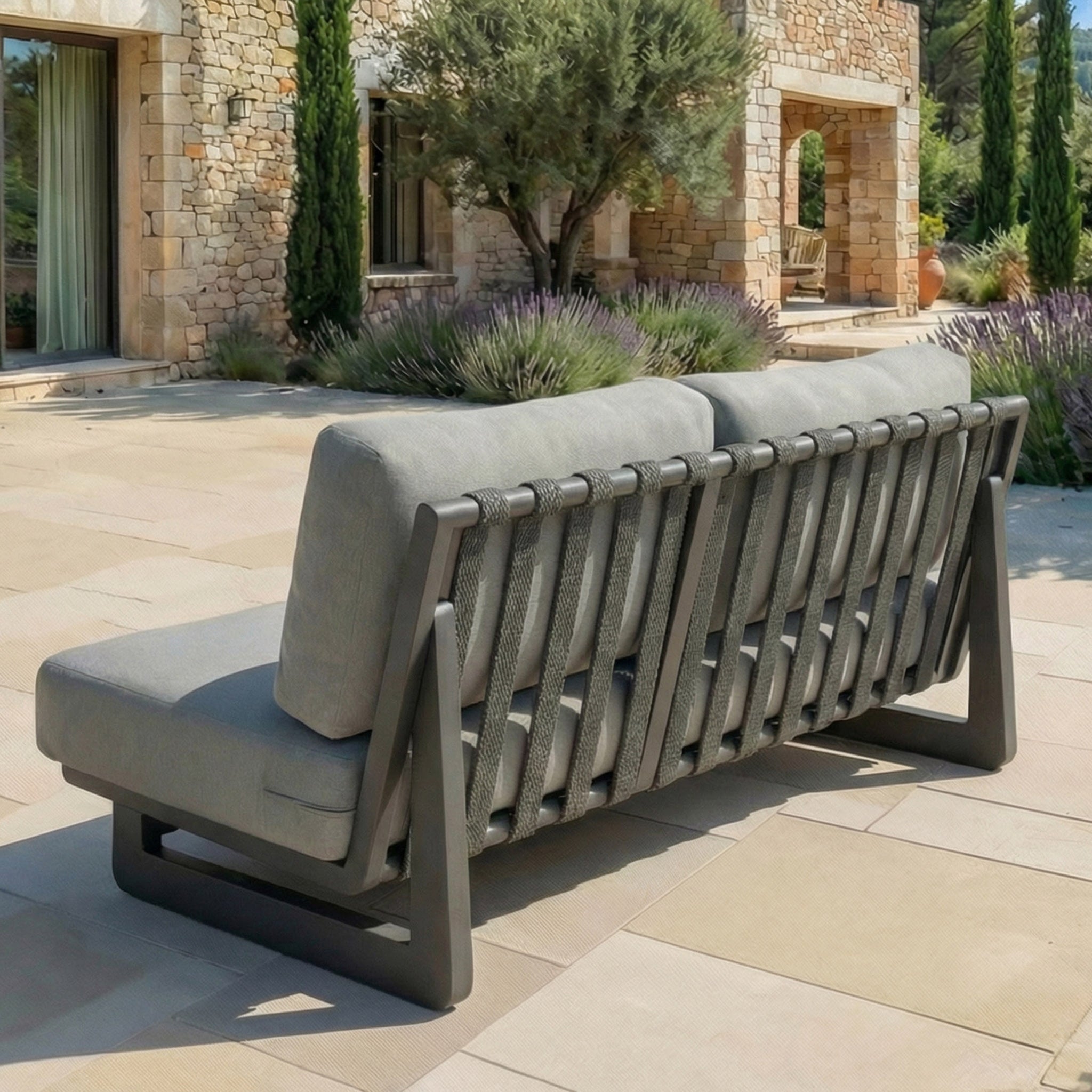 Divano da giardino 2 posti Long Beach