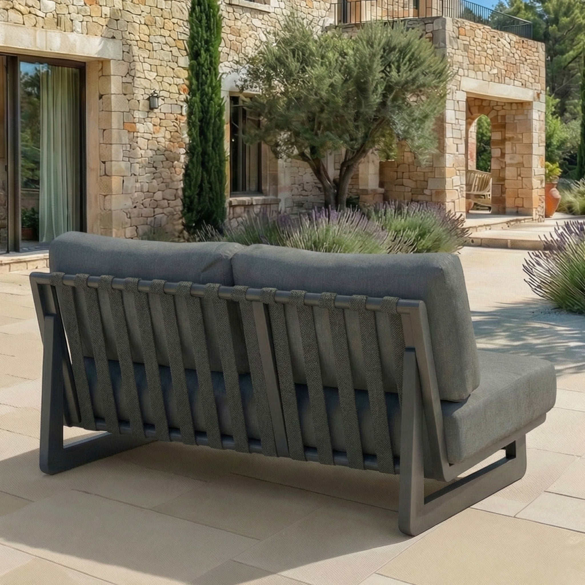 Divano da giardino 2 posti Long Beach