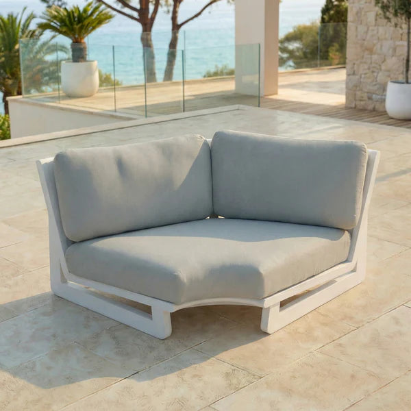 Conjunto de jardín esquinero Long Beach - 7 plazas (UK)