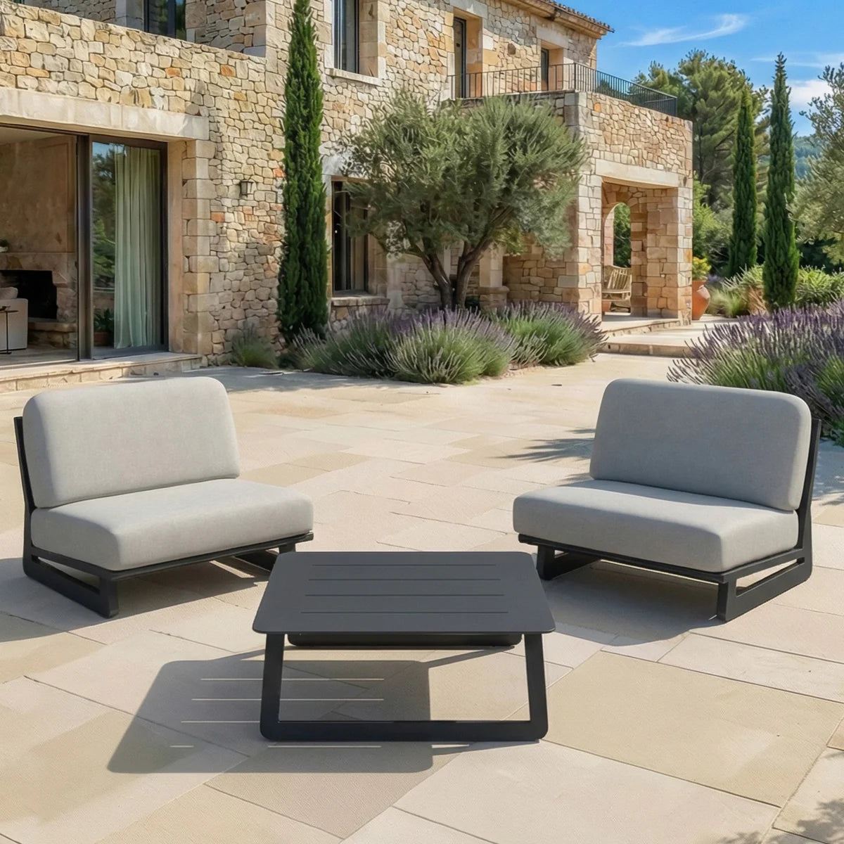 Long Beach garden lounge set - 2 seats (UK)