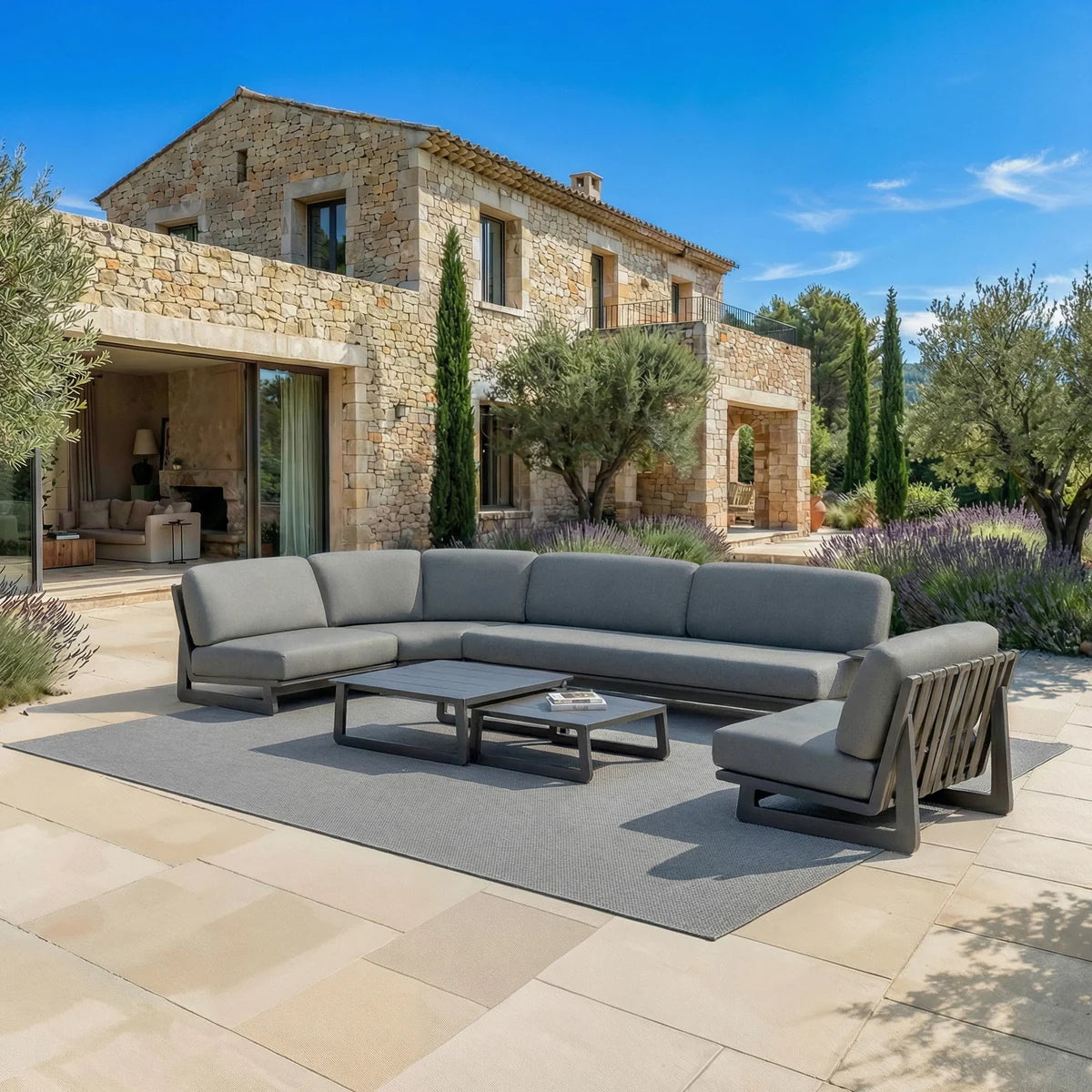 Long Beach Corner Garden Lounge Set - 6 Seats (UK V2)