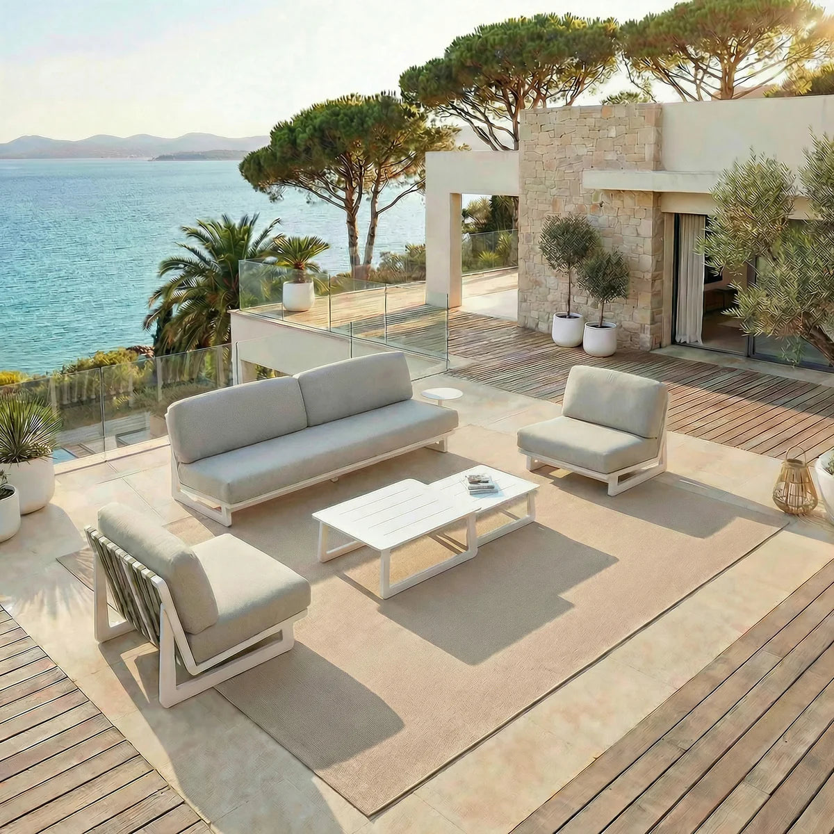 Salotto da giardino Long Beach - 5 posti (UK V3)