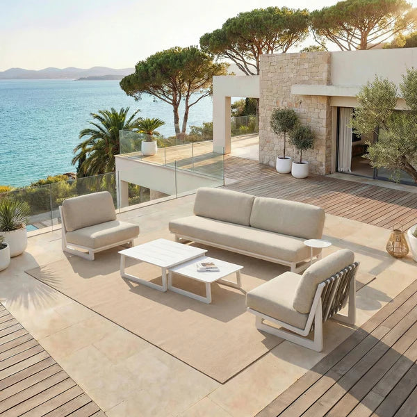 Long Beach garden lounge set - 5 seats ( UK V3 )