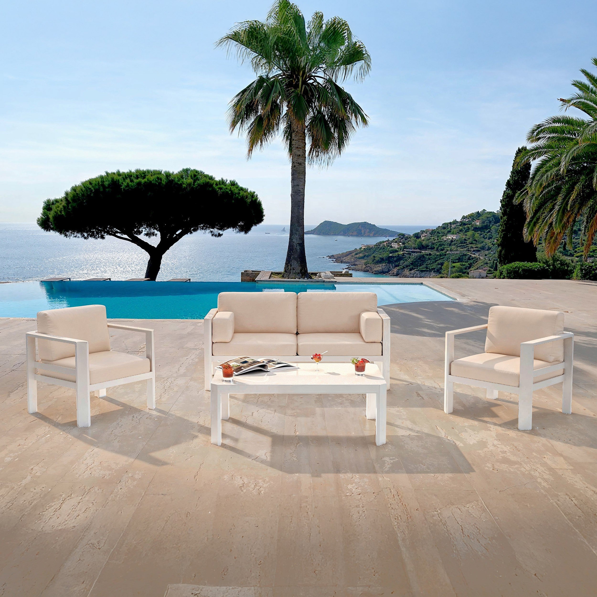 Ostara garden outdoor lounge set - 4 seats
