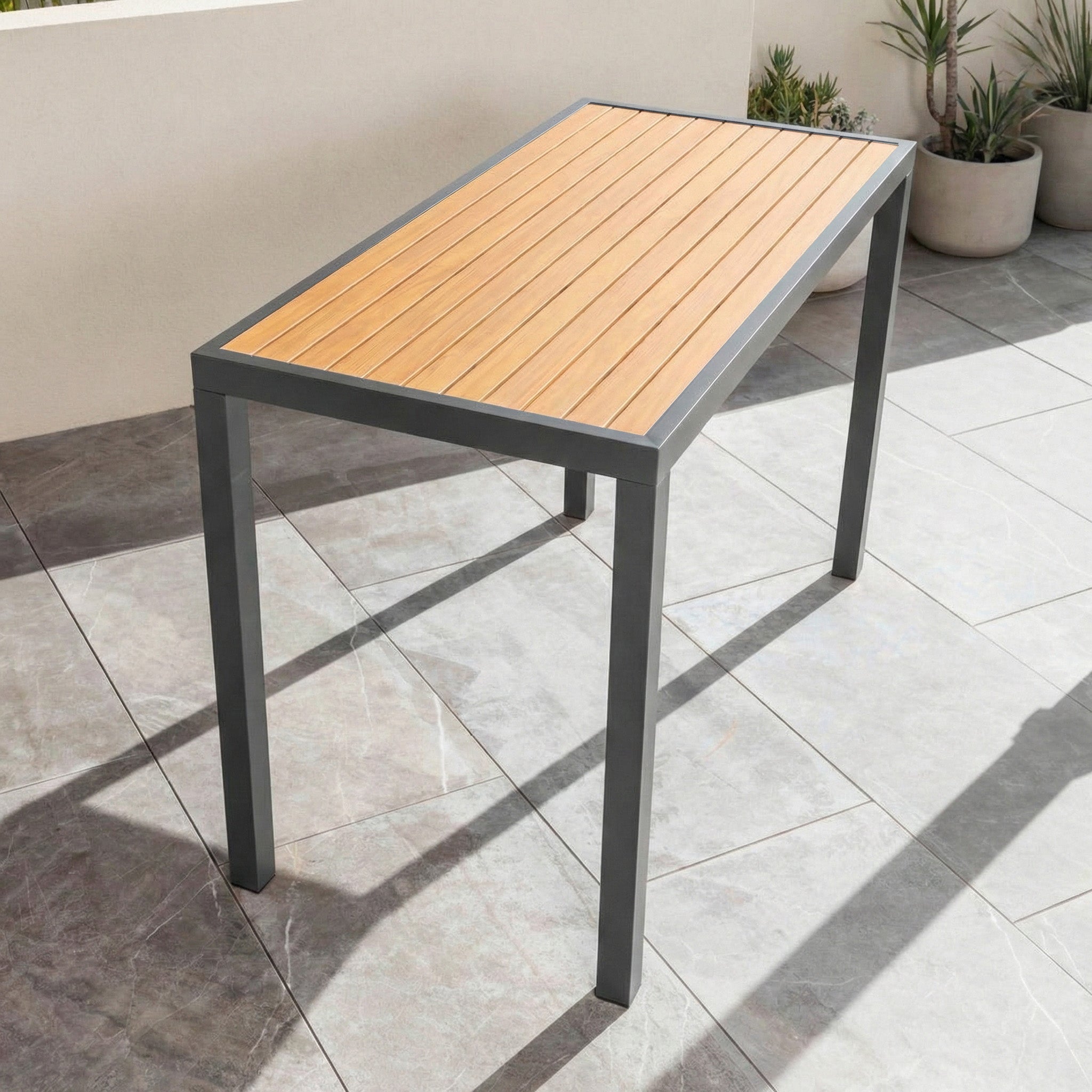Table haute de jardin Murano (160x75cm)