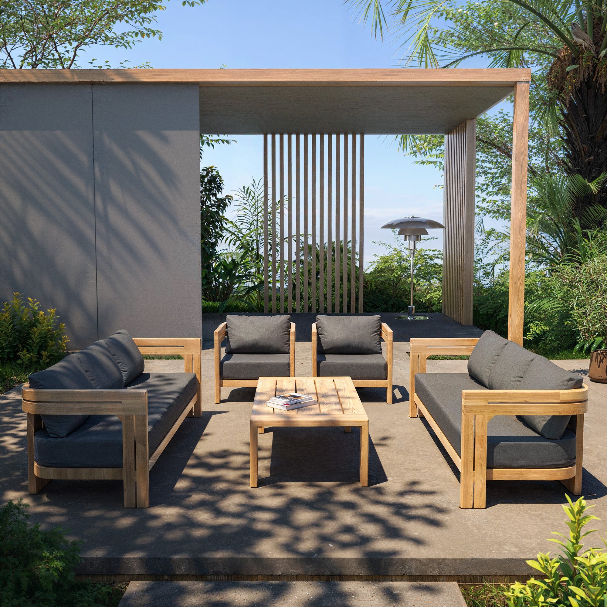 Salon de jardin Zanzibar - 8 places