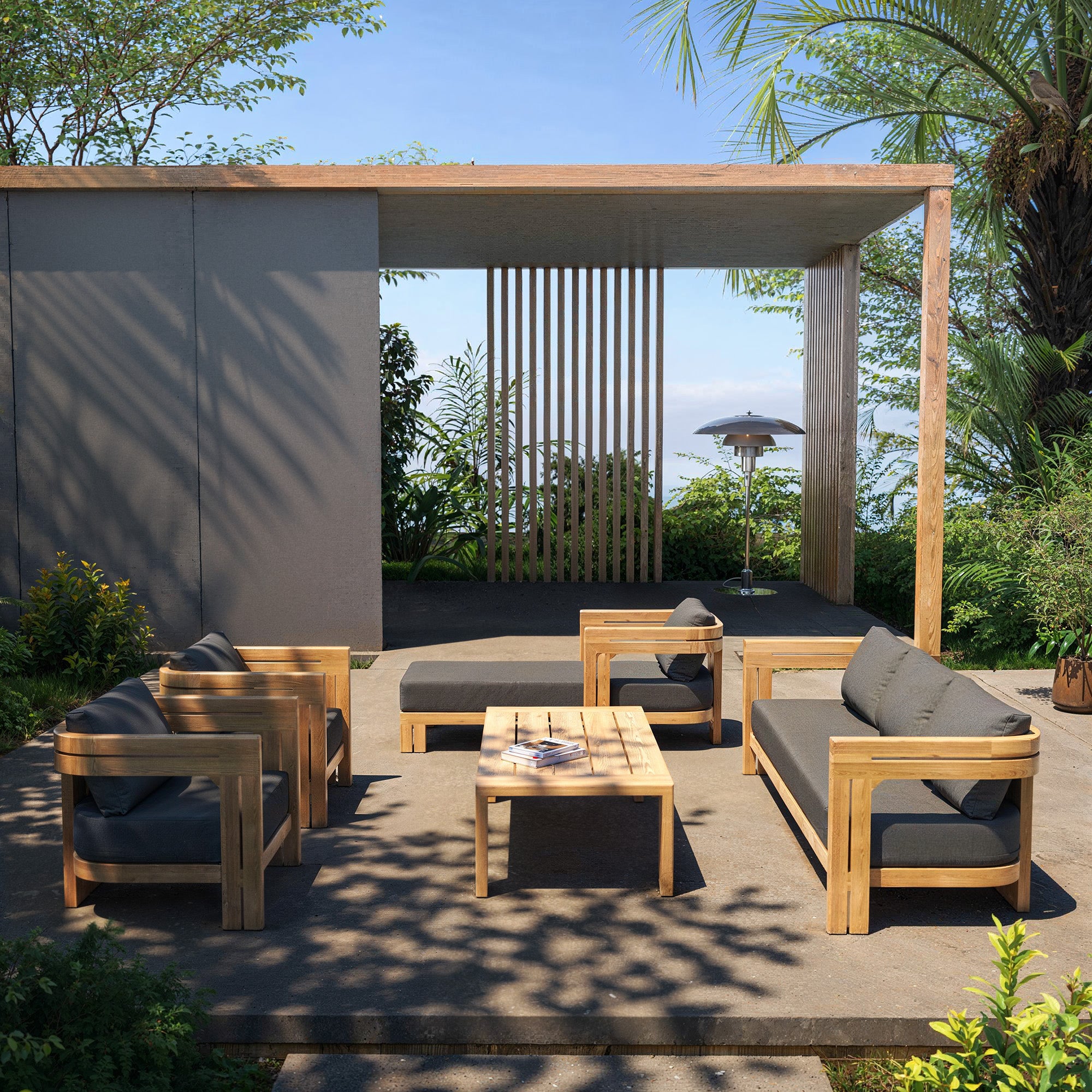 Salon de jardin Zanzibar - 5 places