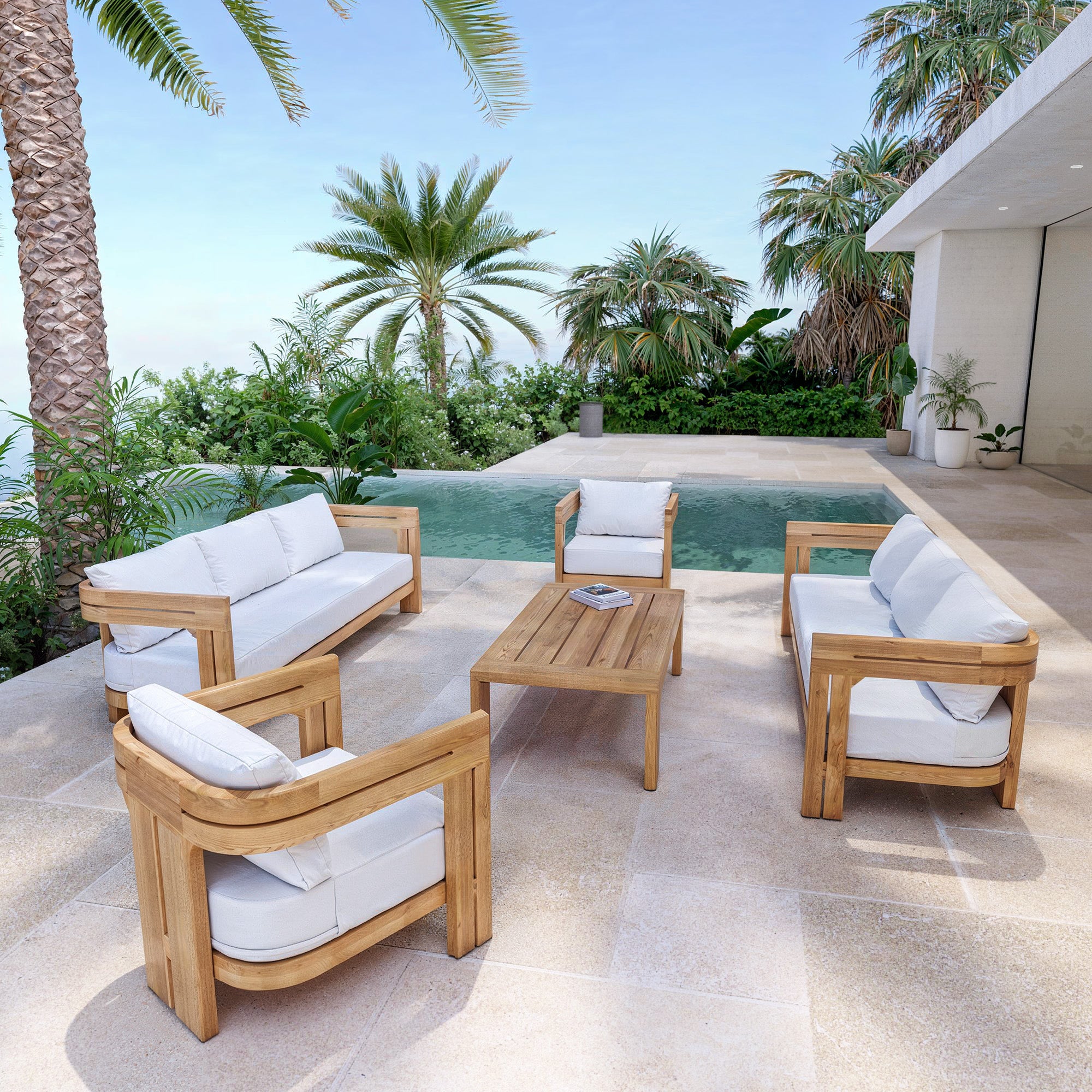 Salon de jardin Zanzibar - 8 places