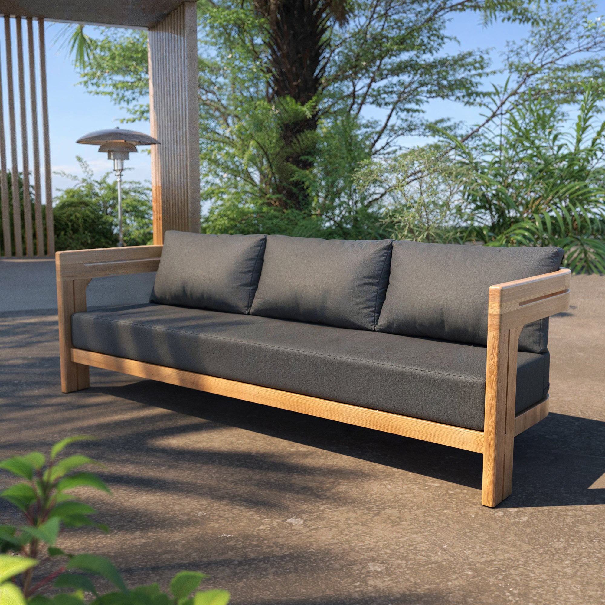 Salon de jardin Zanzibar - 7 places