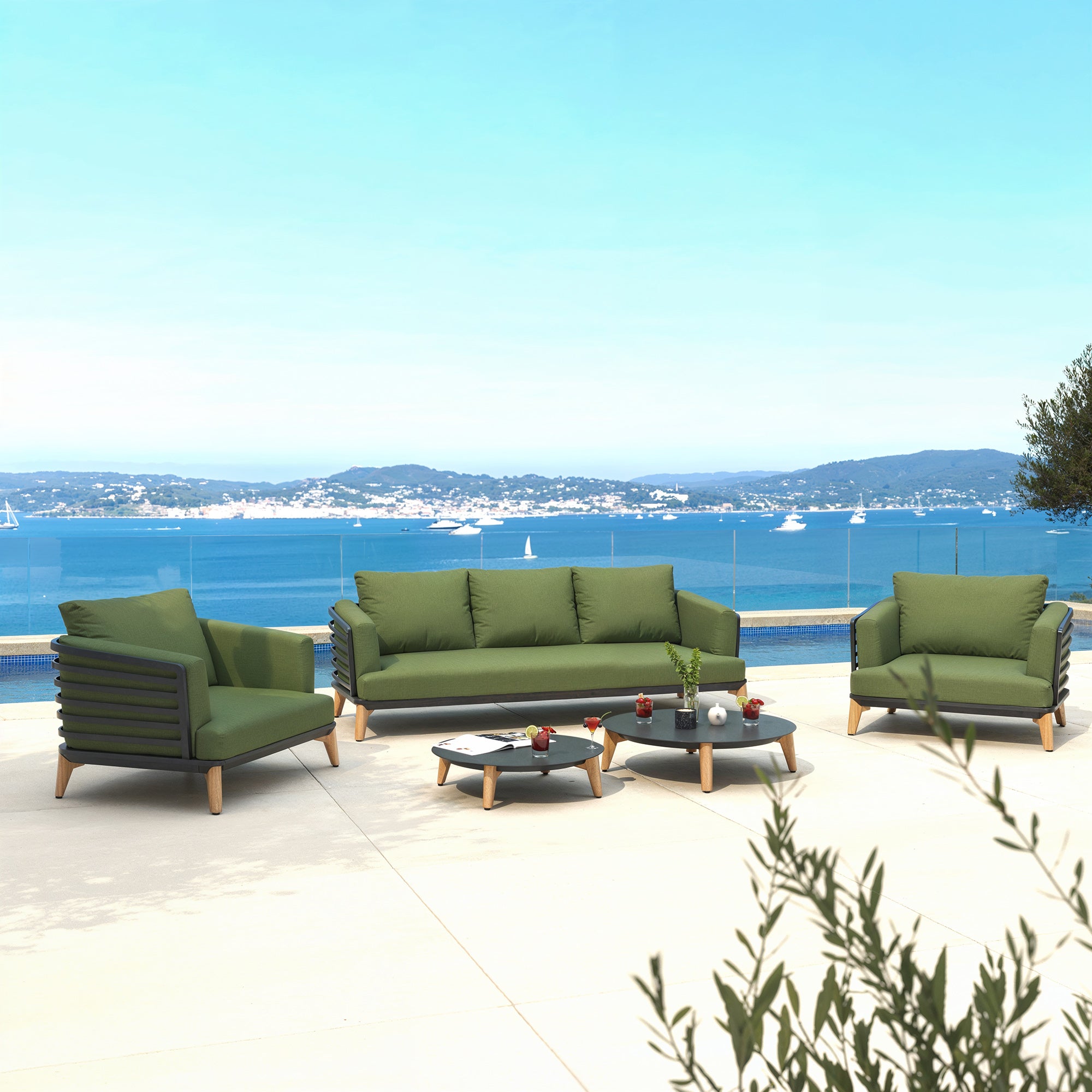 Conjunto de jardín Monte Carlo - 5 plazas