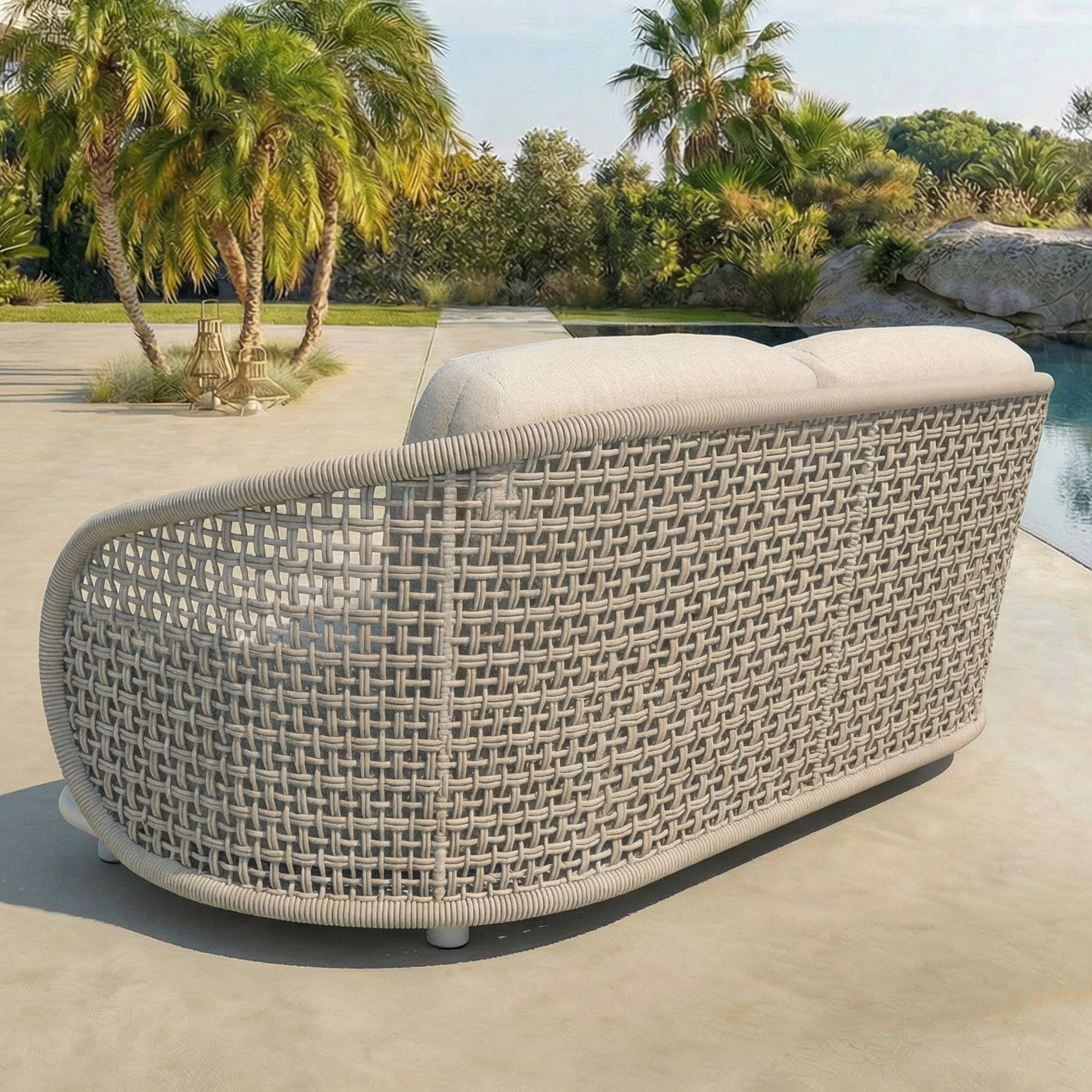 Salon de jardin Riviera - 7 places