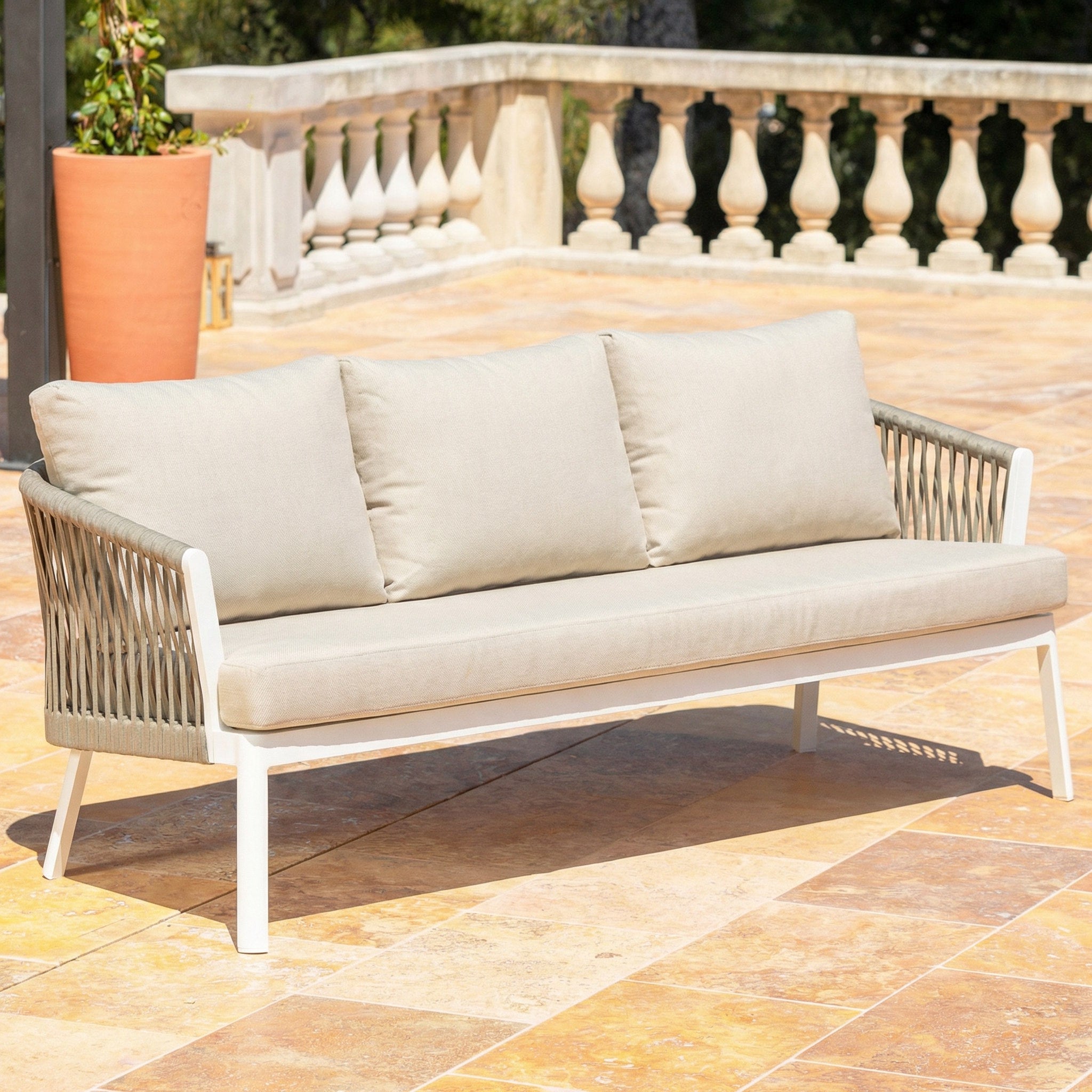 Salon de jardin Amalfi - 7 places