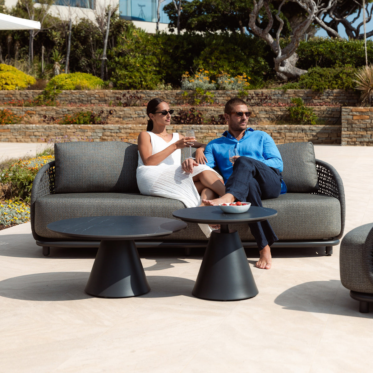 Riviera 3-seater garden sofa