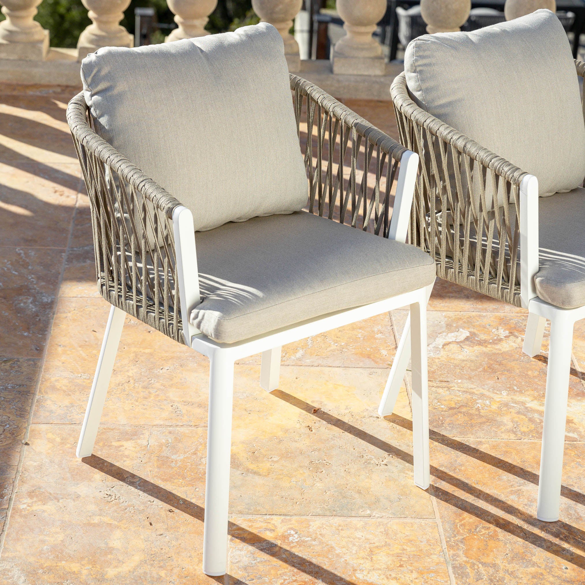 Lot de 2 fauteuils de jardin Amalfi - Mobellia