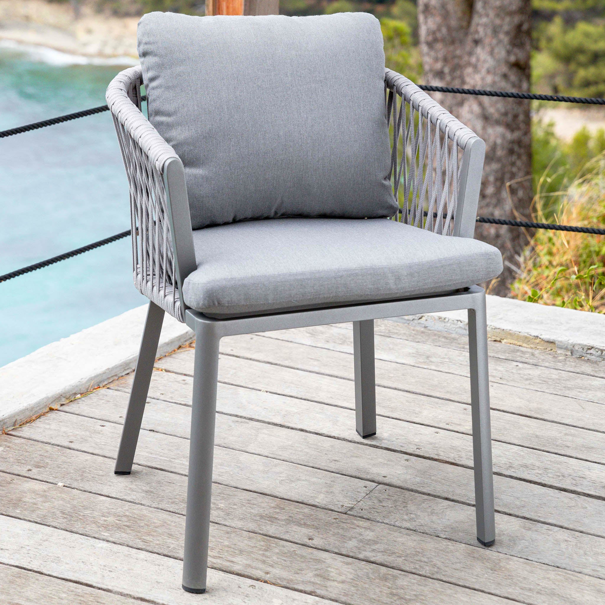 Lot de 2 fauteuils de jardin Amalfi - Mobellia