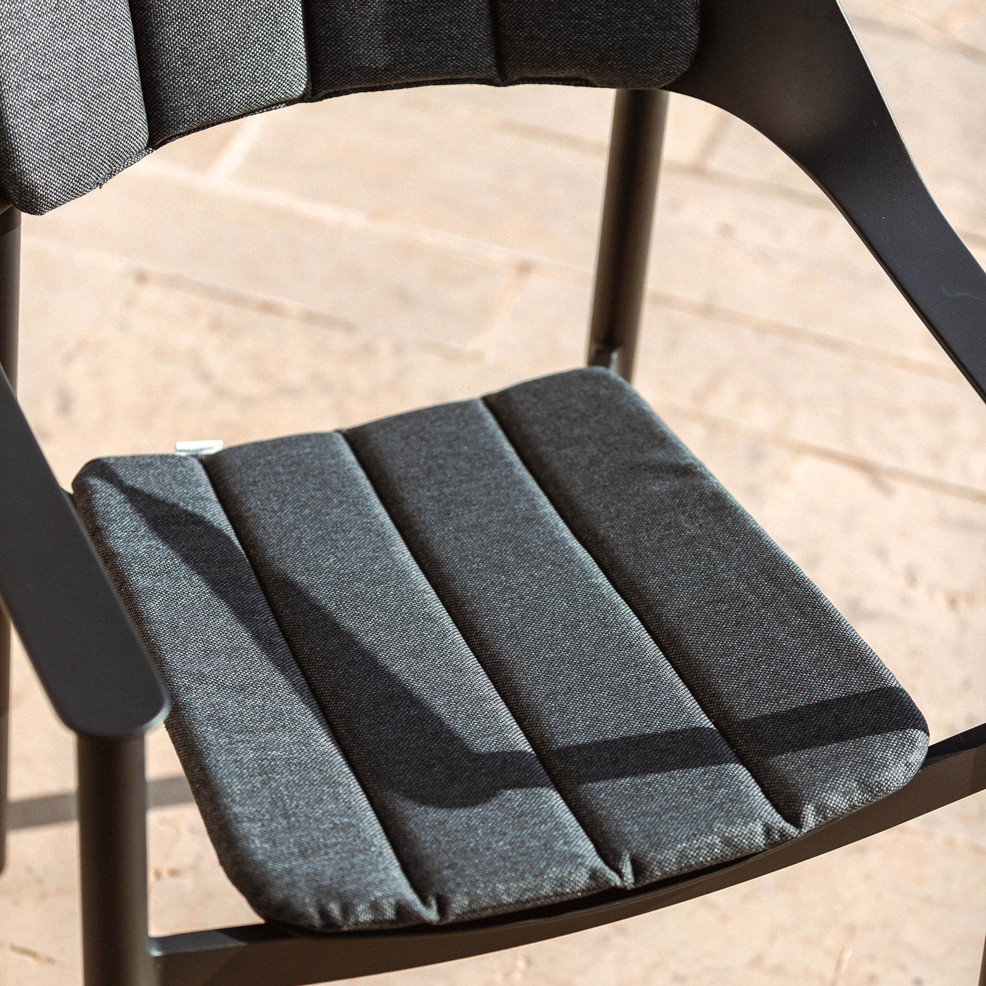 Set of 2 Monte Carlo garden/dining armchairs