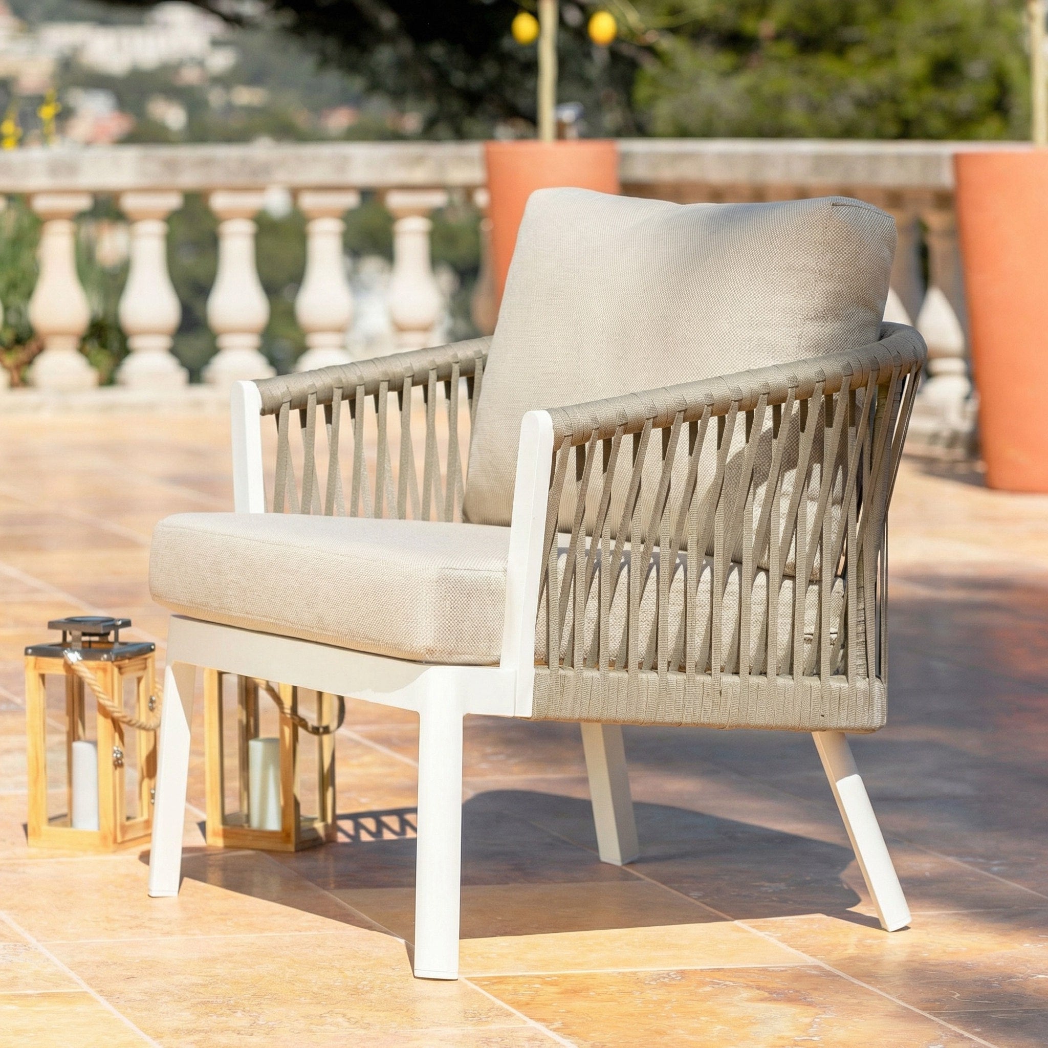 Salon de jardin Amalfi - 7 places