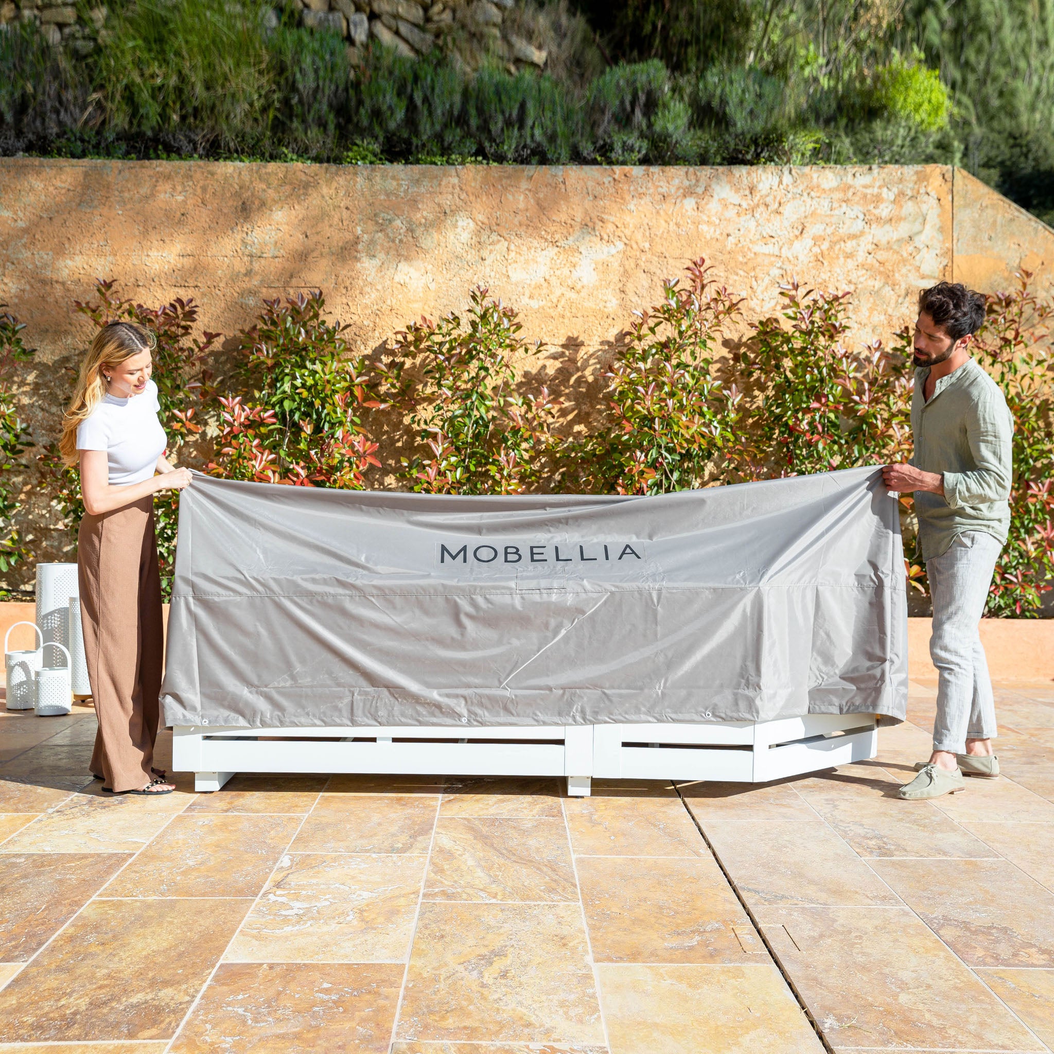 Housse de protection imperméable pour salon de jardin