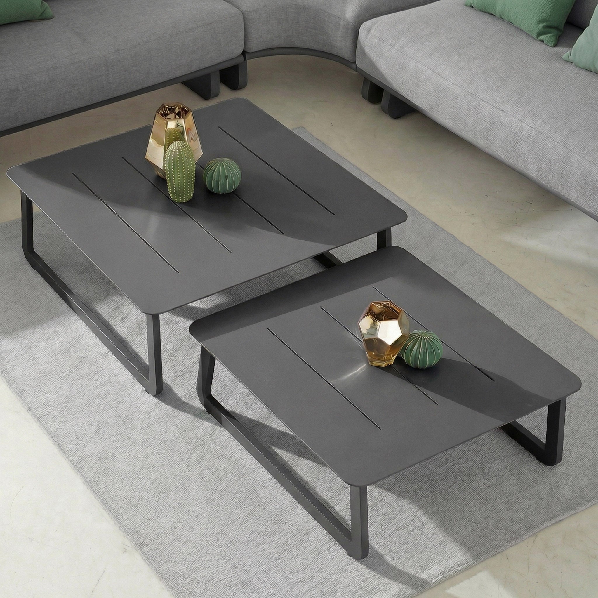 Mesa de centro de jardim Long Beach (70x70cm)