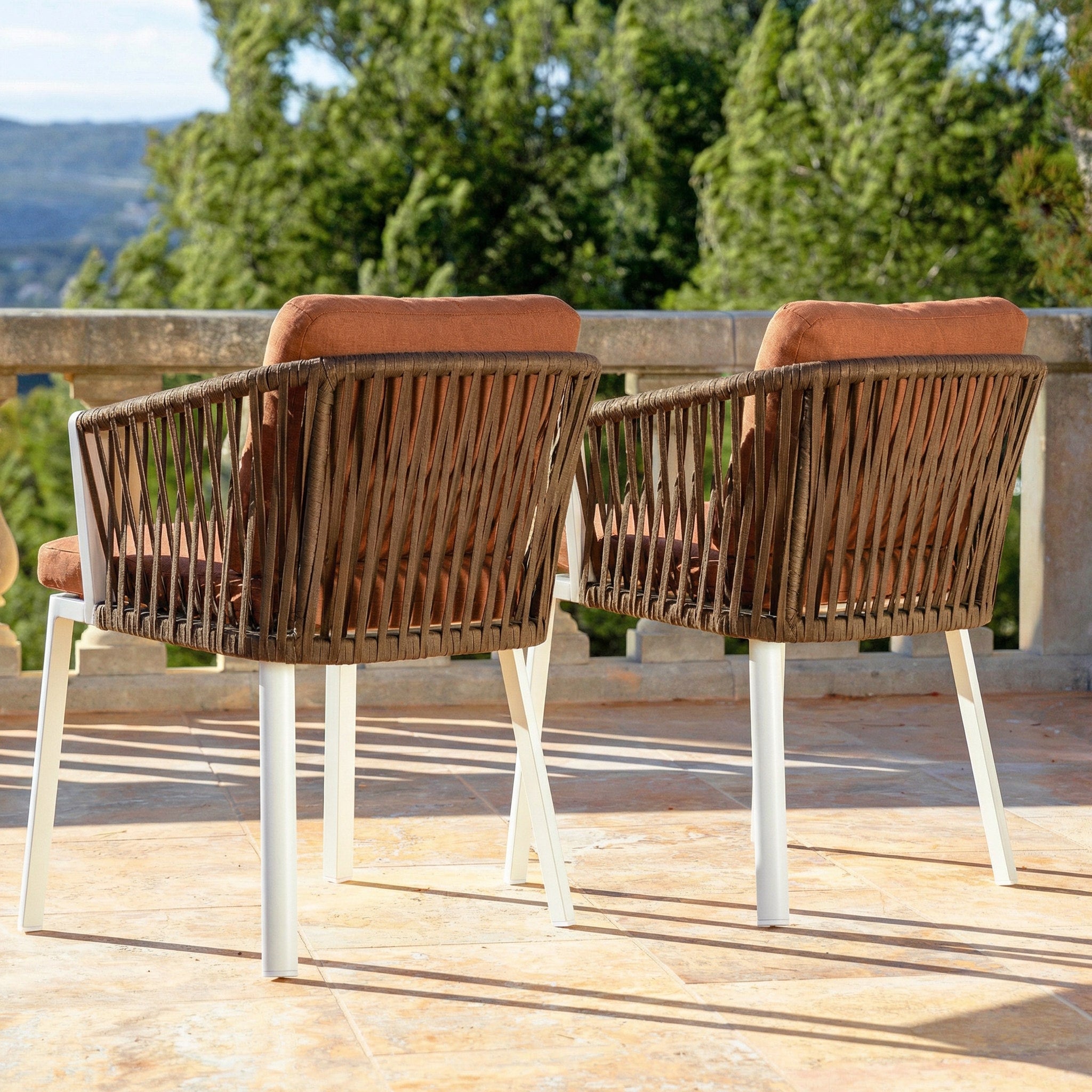 Lot de 2 fauteuils de jardin Amalfi