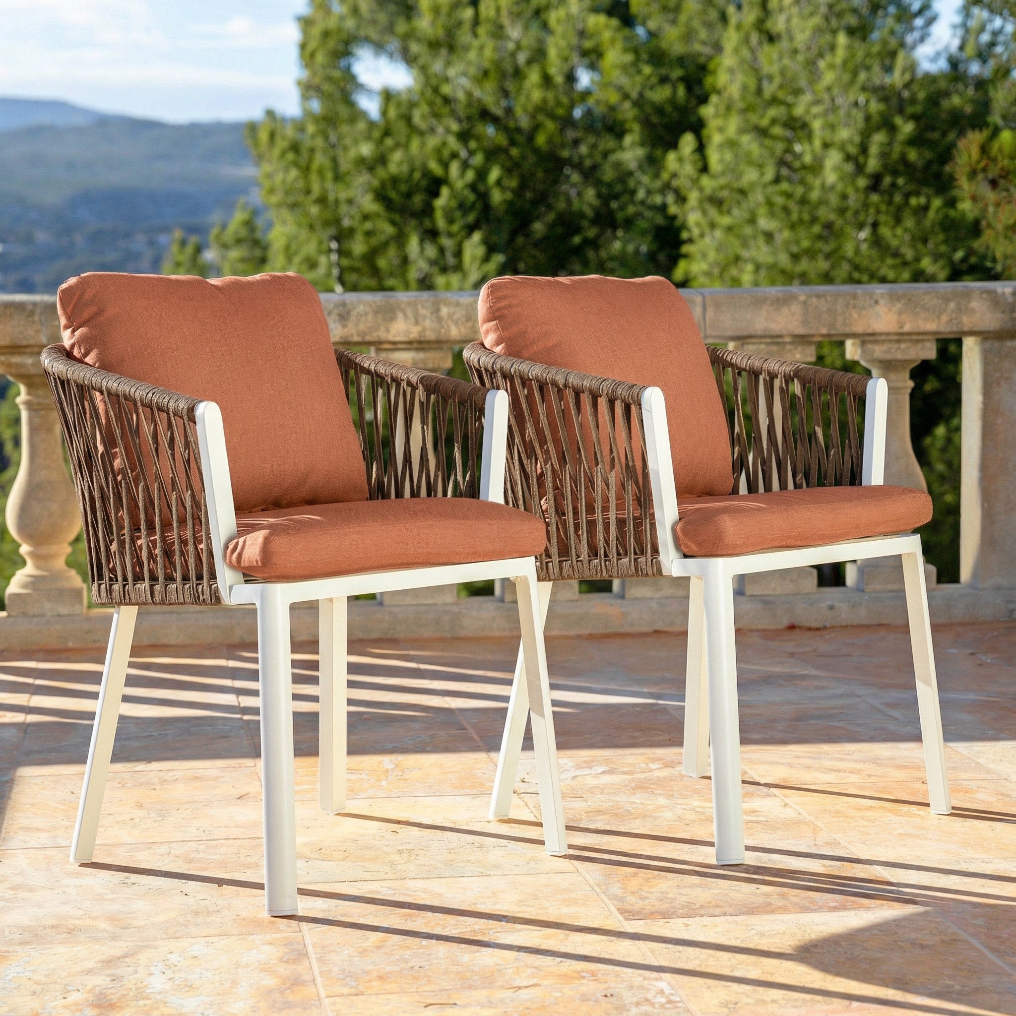 Lot de 2 fauteuils de jardin Amalfi