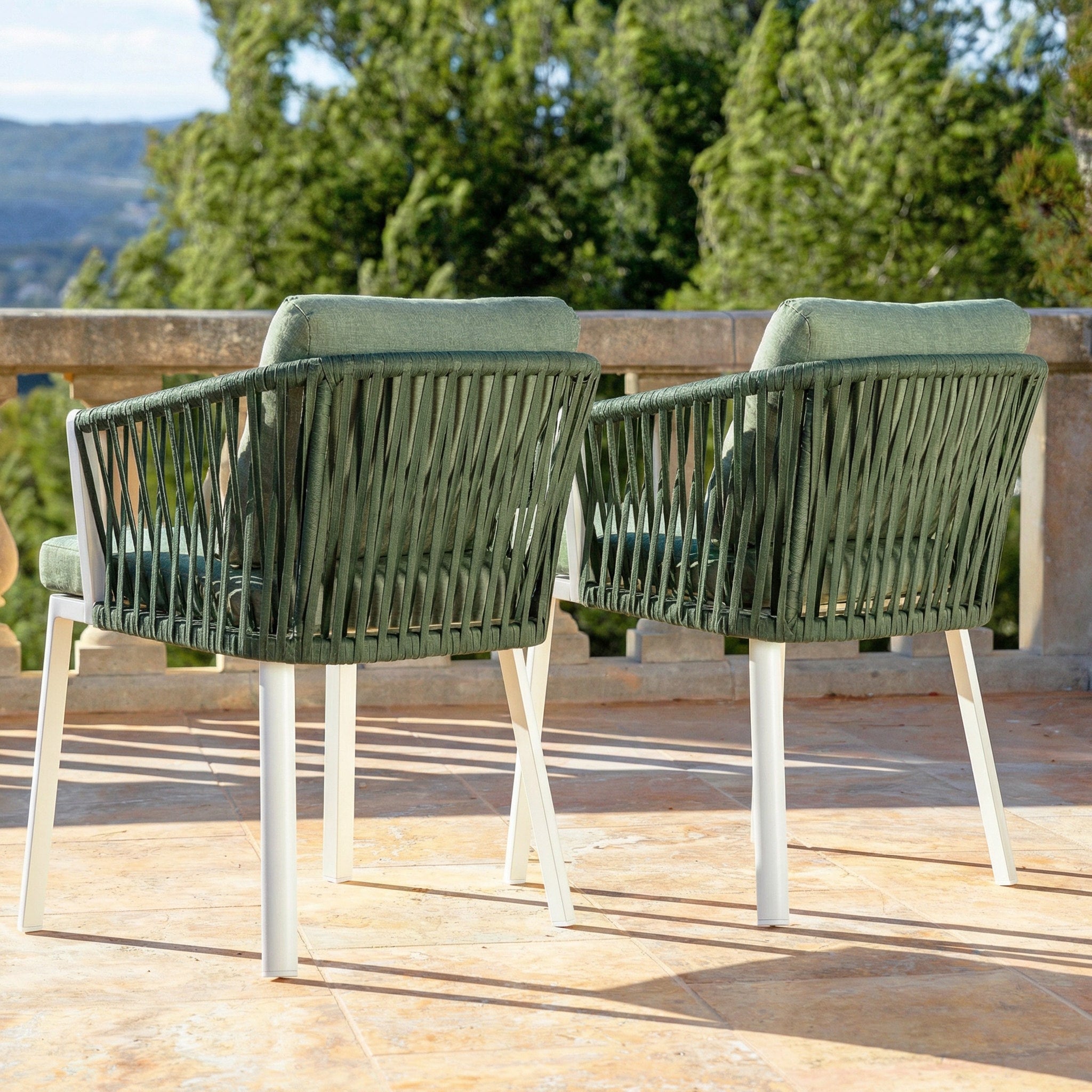 Lot de 2 fauteuils de jardin Amalfi