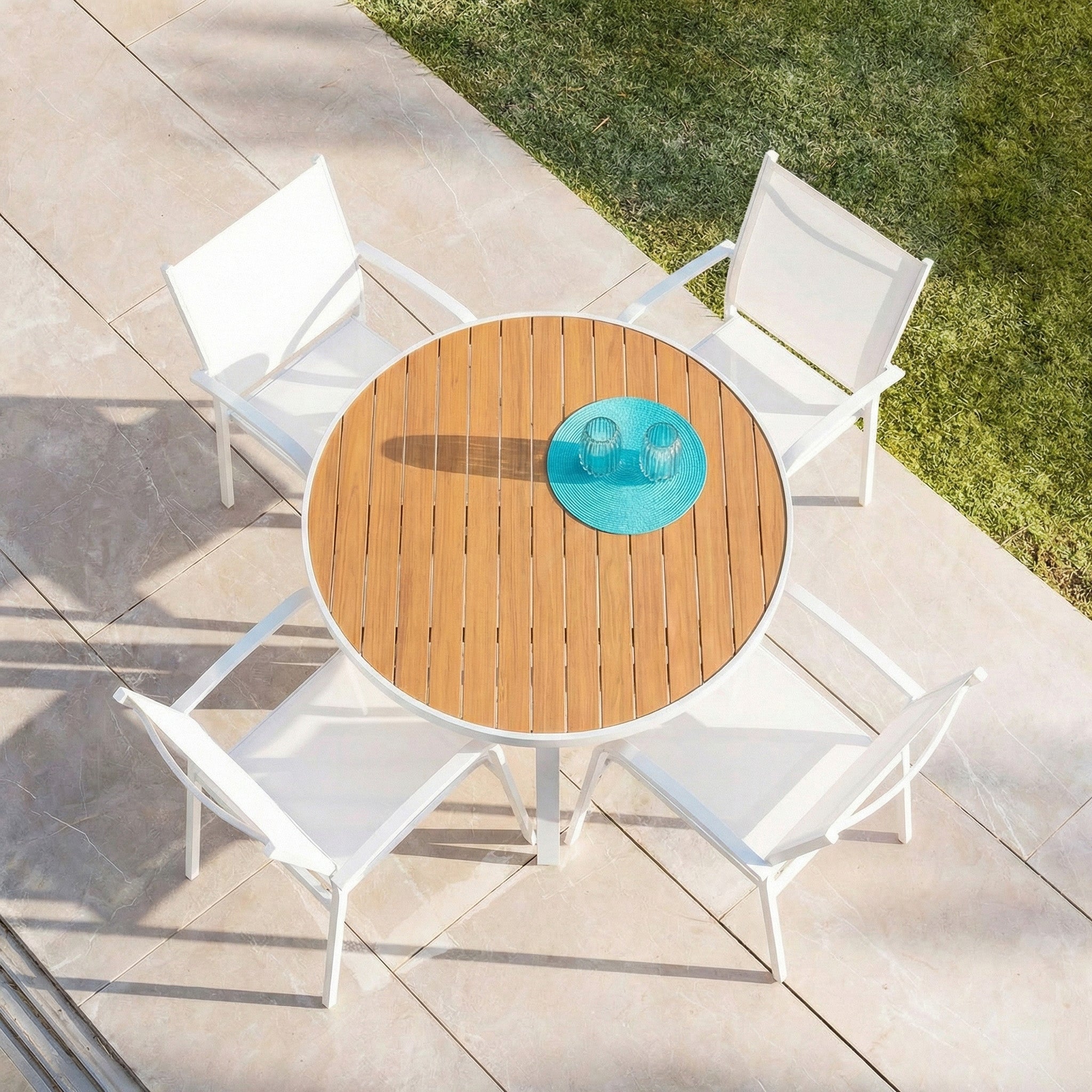 Table de jardin ronde Murano (D105cm)