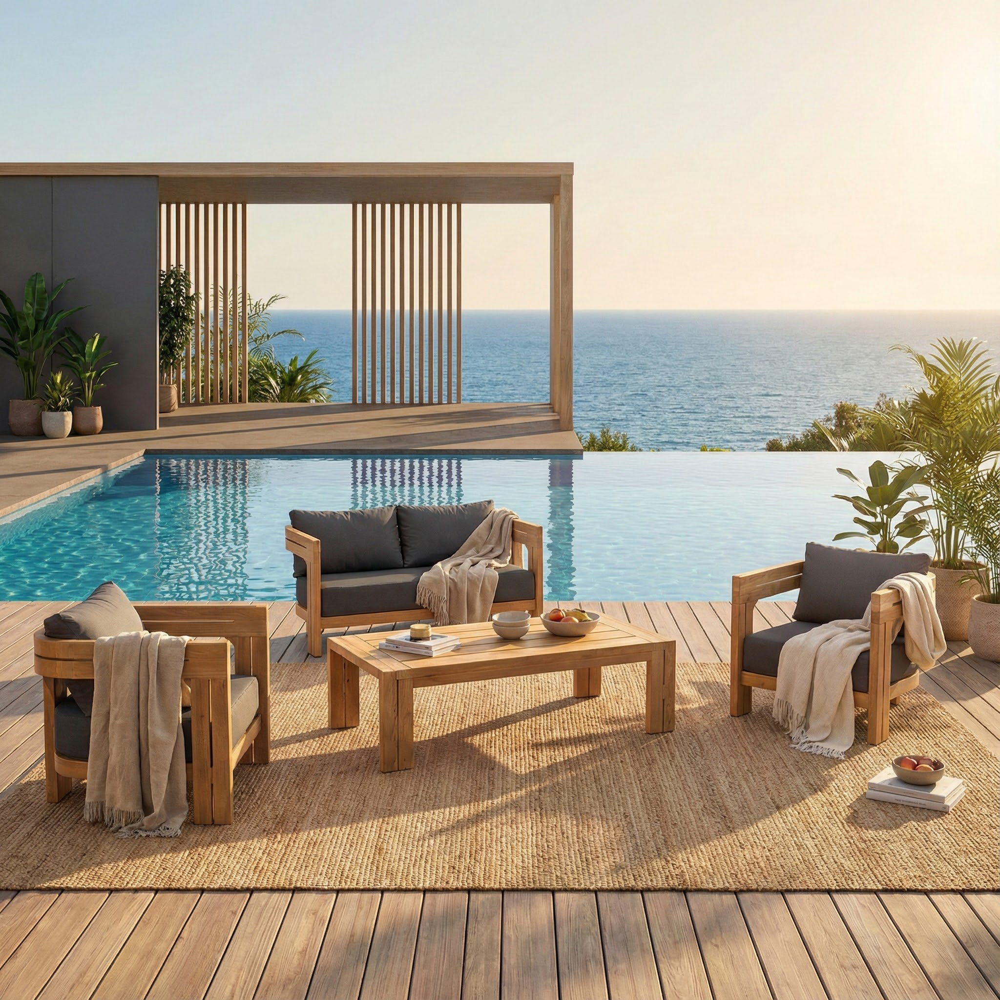 Salon de jardin Zanzibar - 4 places